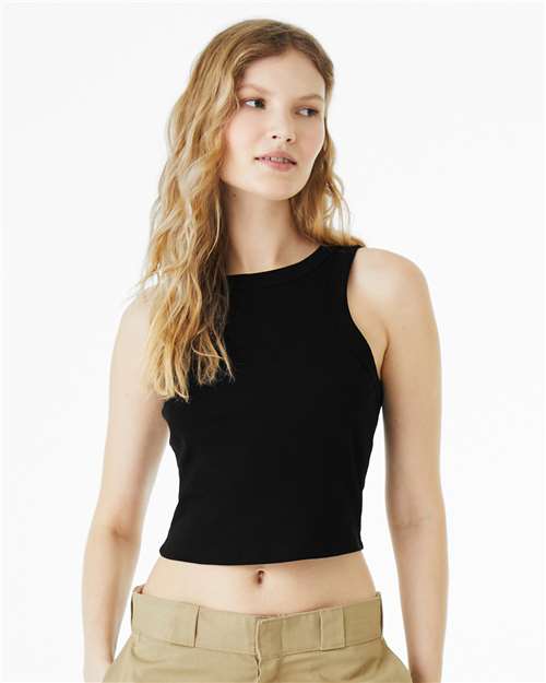 BELLA + CANVAS® Women’s Micro Rib Racerback Tank Top for Gym & Custom Print Fitted Tank