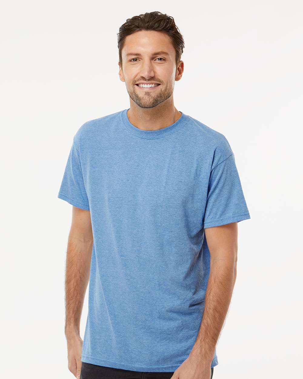 M&O Gold Soft Touch Short Sleeve Crewneck T-Shirt For Everyday Wear