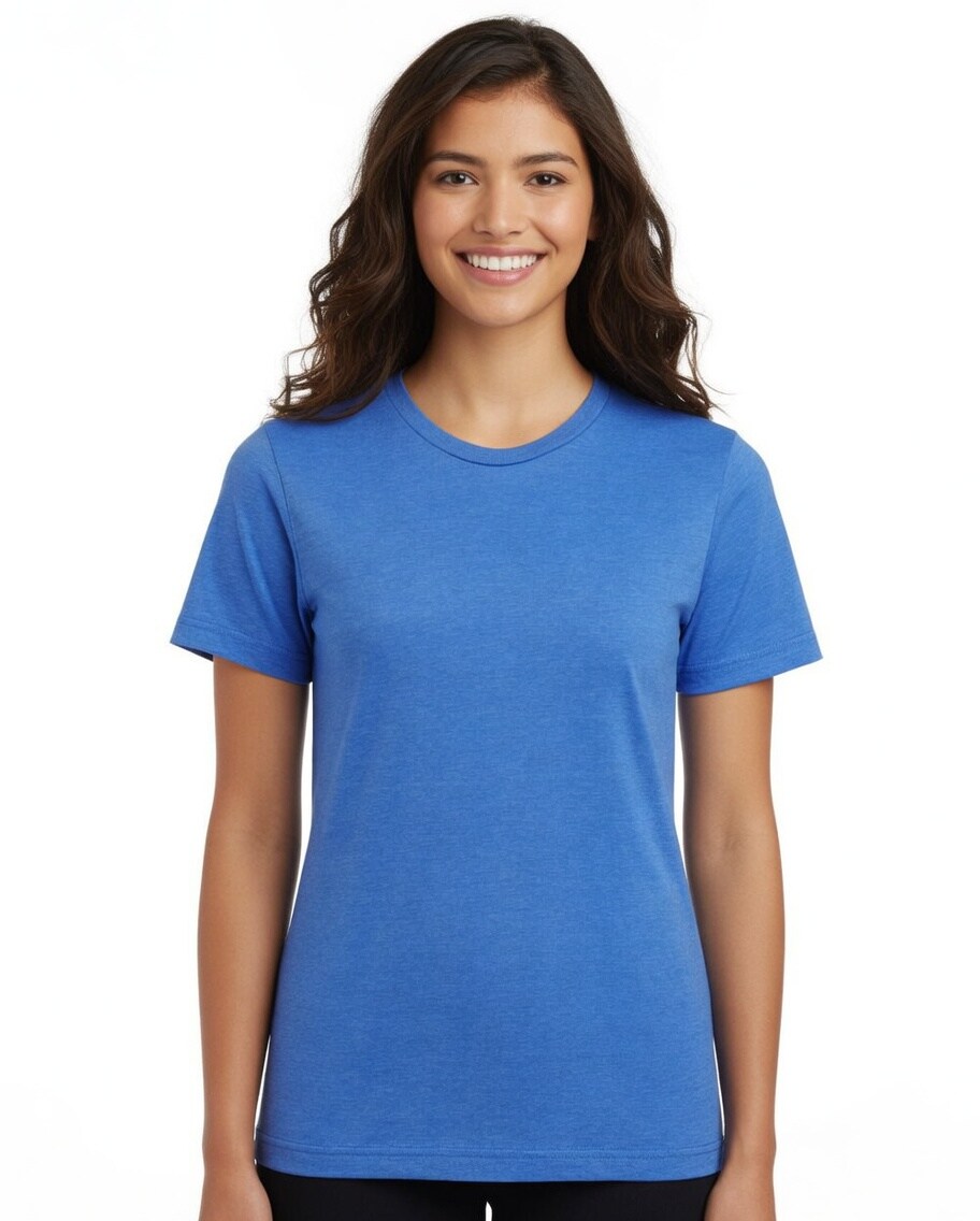 BELLA + CANVAS Premium CVC Short Sleeve Crewneck Jersey T-Shirt for Custom Printing & Layering Styles Tee