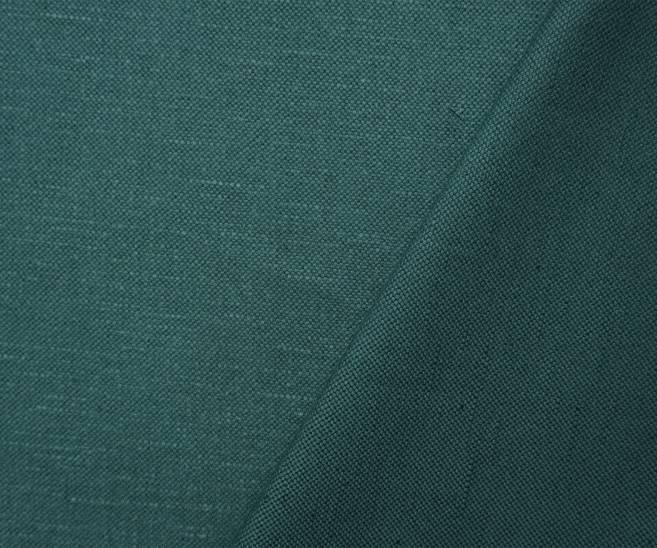 Dark Green PKaufmann Cotton-Linen Fulton Canvas Decorating Fabric By the Yard