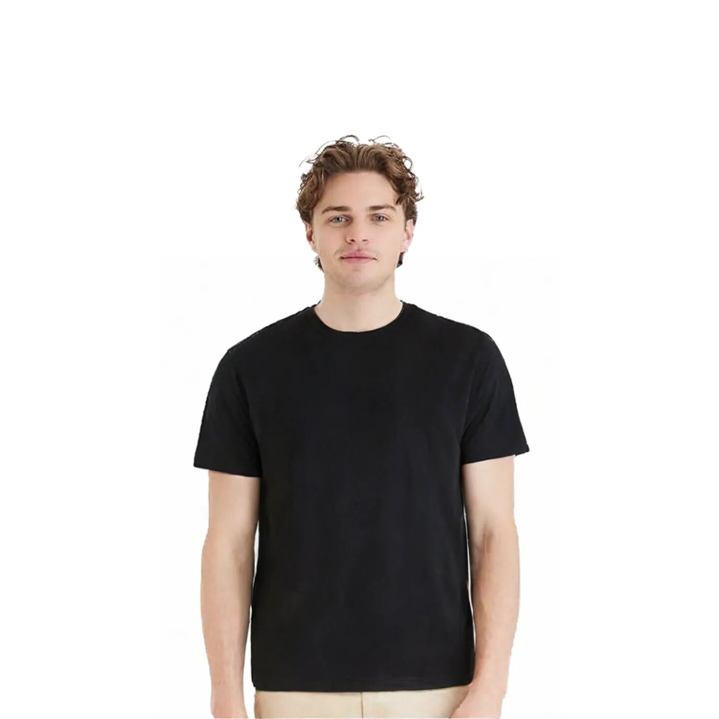 Hanes Unisex EcoSmart T Shirt Cotton Polyester Blend Classic Fit Sustainable Everyday Casual Tee