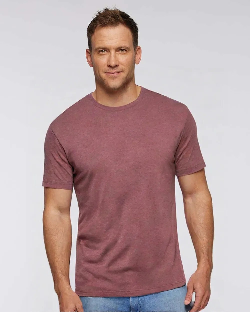Vintage Wash Crewneck Short Sleeve Tee for Casual, Street & Relaxed Everyday Wear