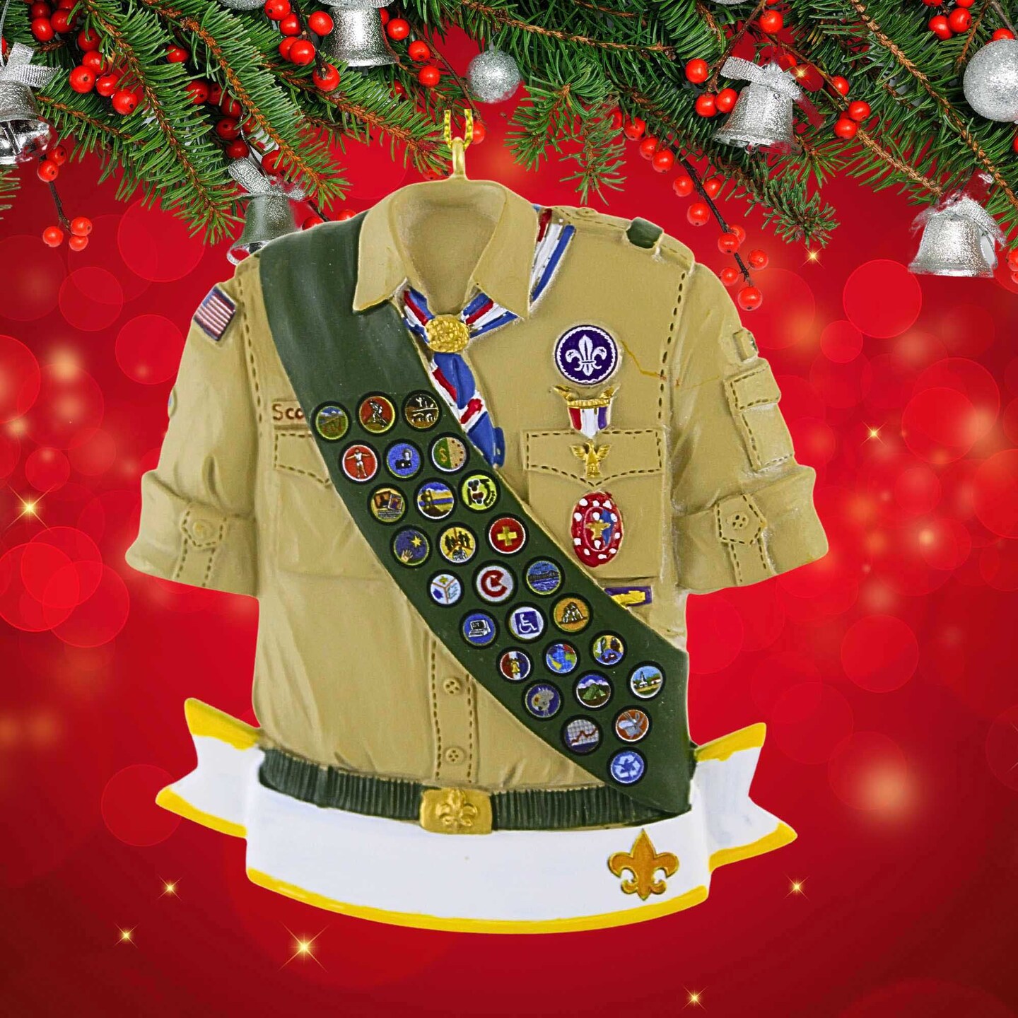 Kurt S. Adler 3.75 In Eagle Scout Christmas Tree Ornament , Prepared For Life