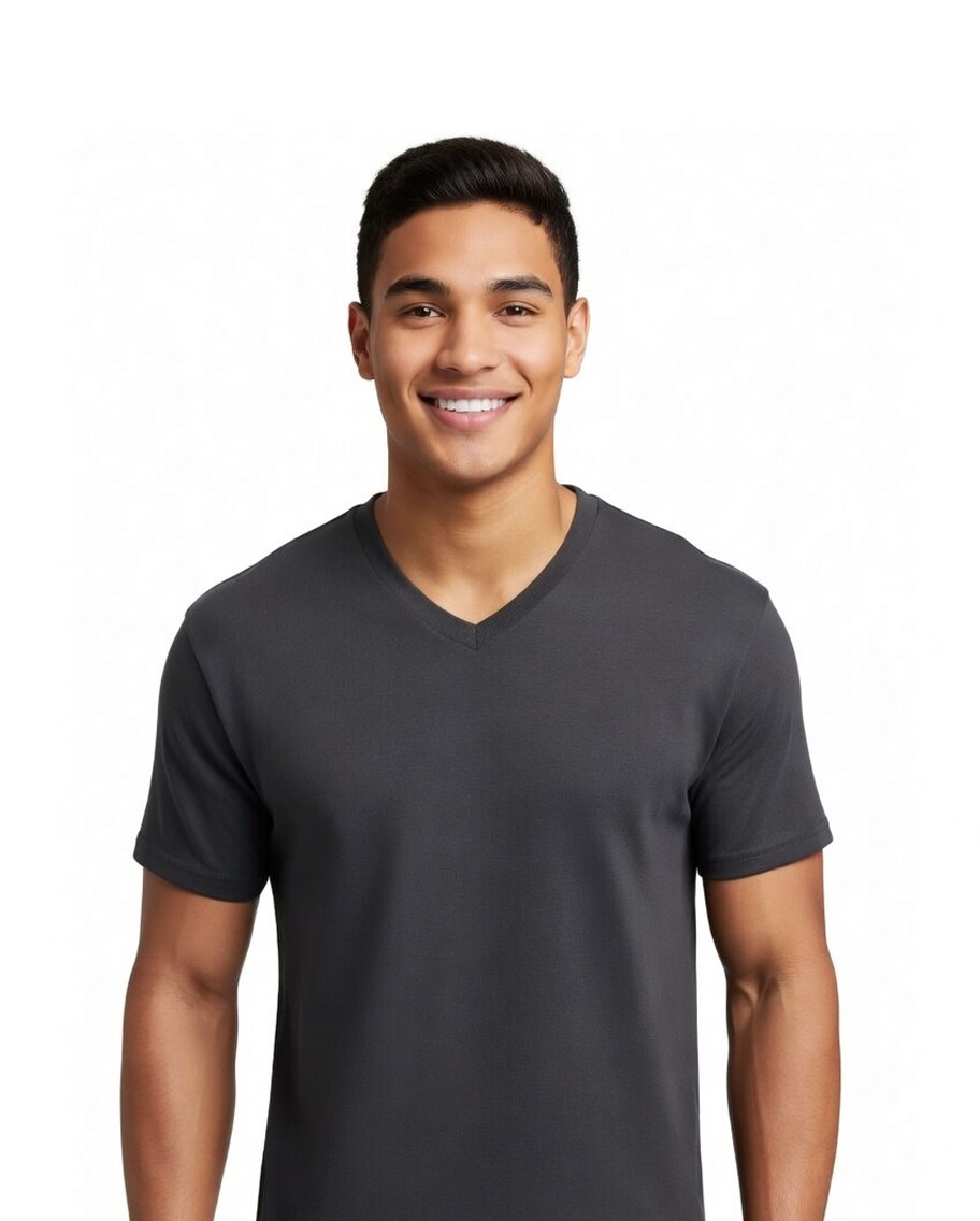 Gildan Softstyle V-Neck Short Sleeve T-Shirt for Summer Outfits & Custom Printing Cotton Tee