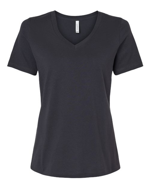 BELLA + CANVAS Women’s Relaxed Jersey V-Neck Tee for Casual, Layering & Everyday Soft Wear