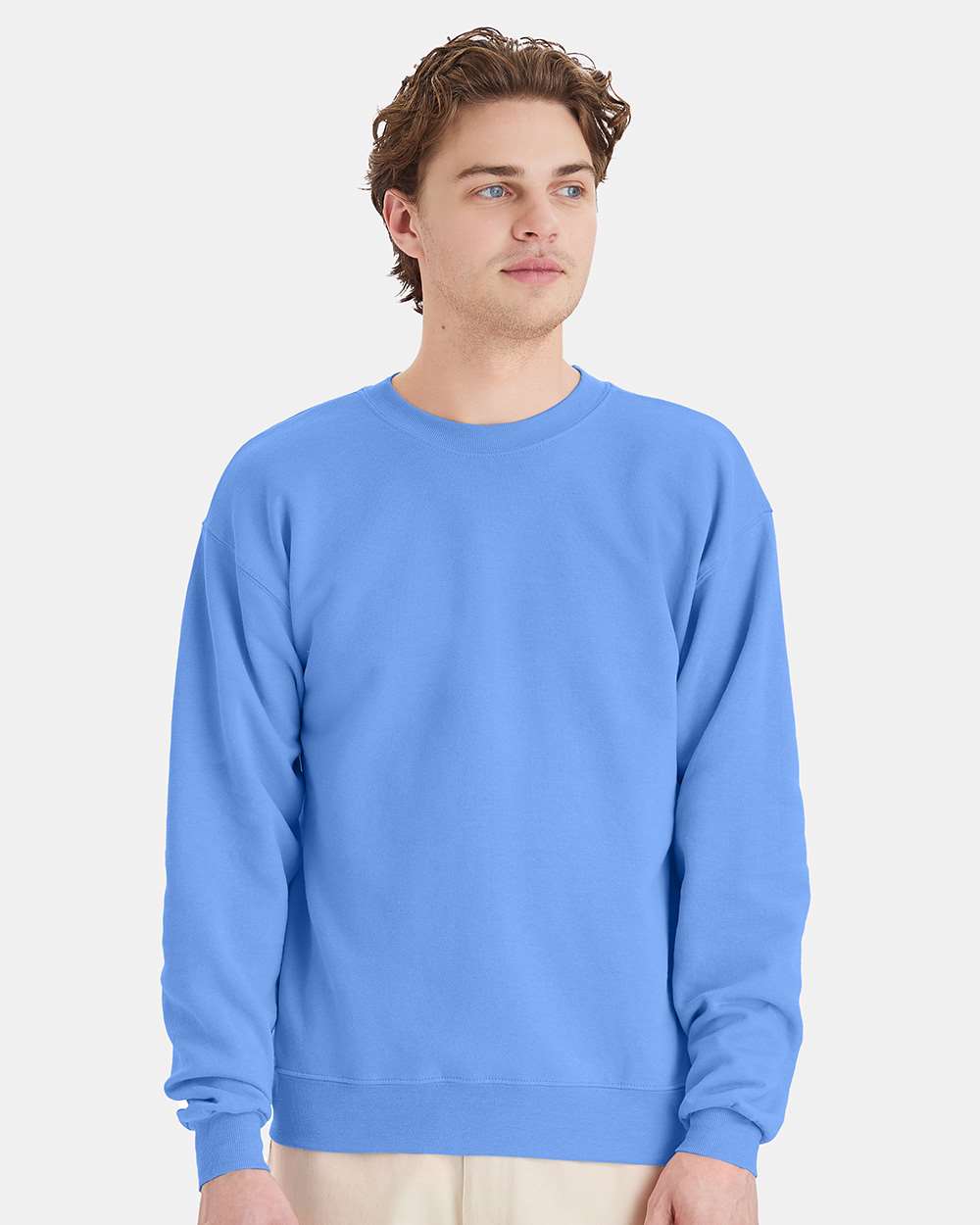 Hanes Unisex EcoSmart Fleece Crewneck Sweatshirt For Casual Wear