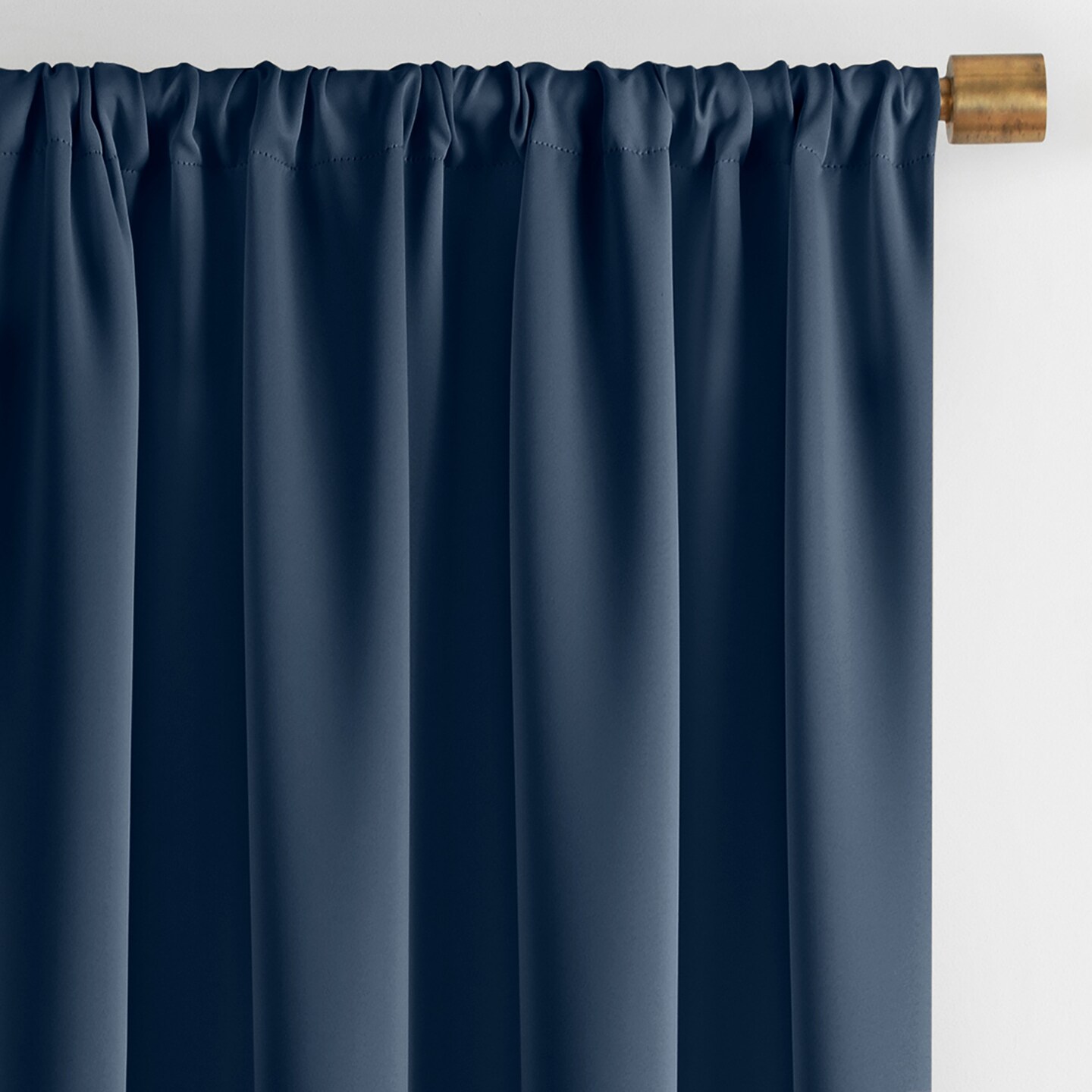 SunVeil Vanderbilt Extra Wide Blackout Window Curtain, Navy - 52"W x 95"L