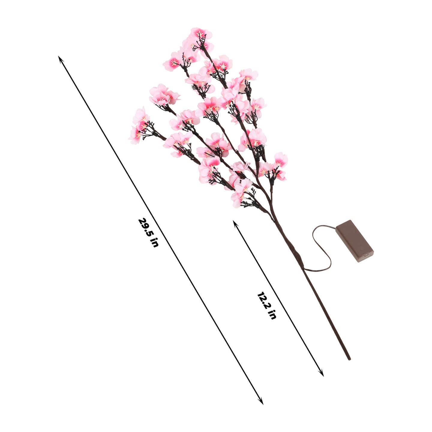Artificial LED Cherry Blossom Branches, Lighted Flower Stems for Home, Wedding & Party