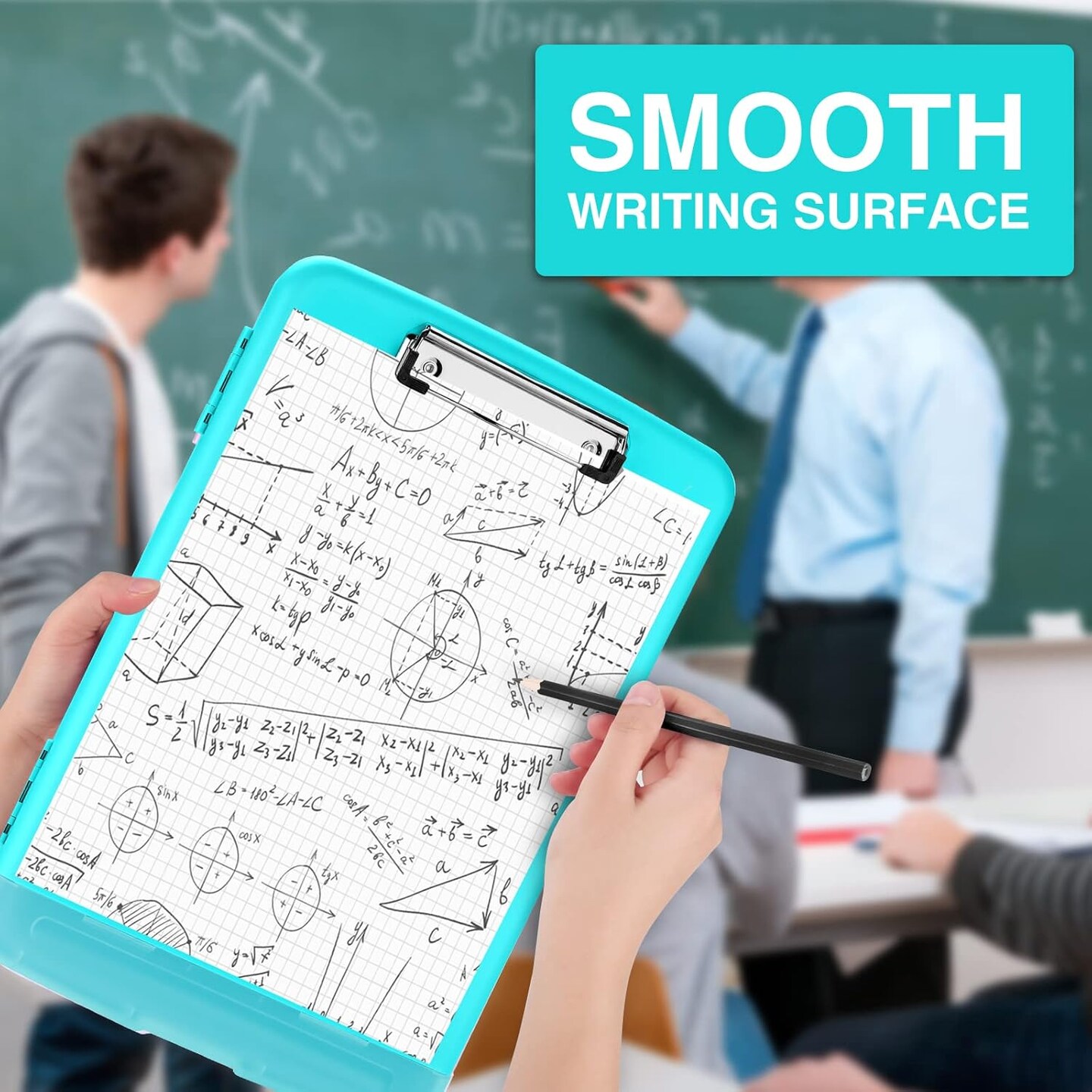 Clipboards with Storage, High Capacity Clip Boards 8.5x11 with Storage, Heavy Duty Nursing Clipboard Folder, Plastic Clipboard with Pen Holder for Women Teachers Work, School &#x26; Office Supplies
