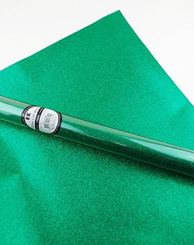 Best Creation Glitter Gift Wrap, 30 x 36-Inch Green 2 ROLLS