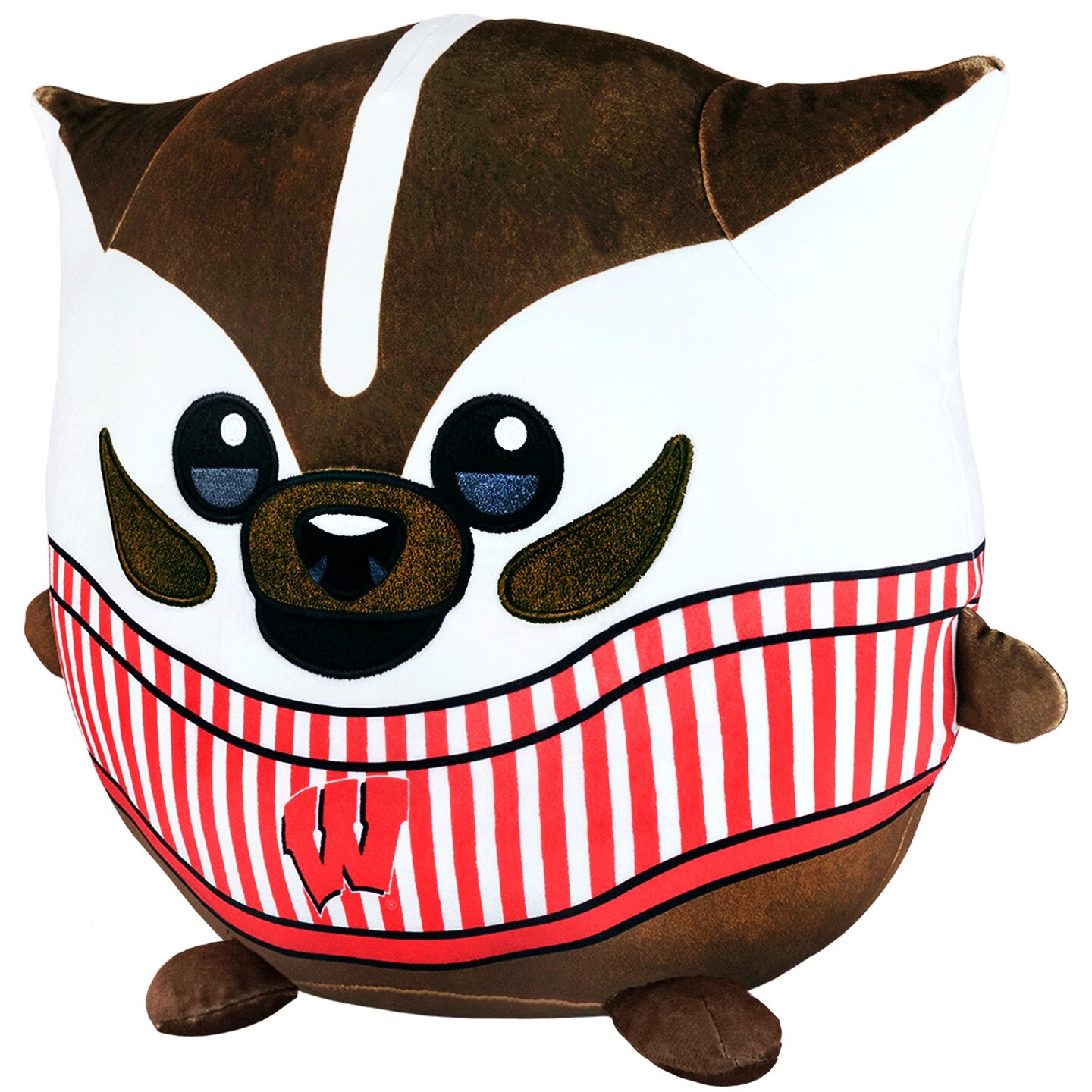 Sleep Squad Wisconsin Badgers Bucky Badger 12" Mascot Kiri Cloud Plushie