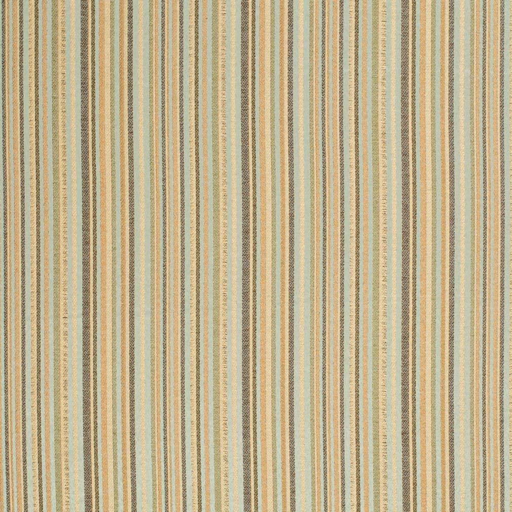 Aqua Stripe Woven Pattern Upholstery Fabric by The Yard - SKU: Francine Spring
