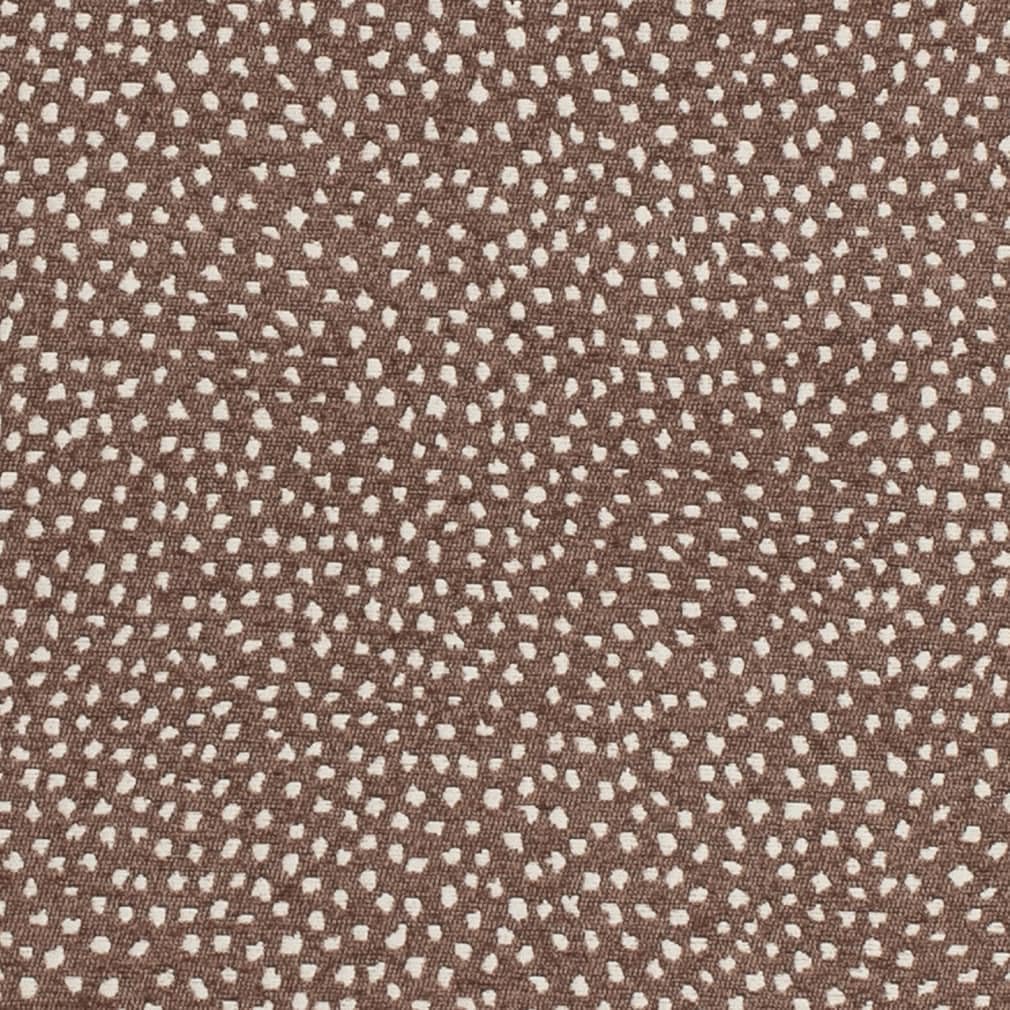 Brown Abstract Animal Print Chenille Woven Pattern Upholstery Fabric by The Yard - SKU: Bauer Mocha