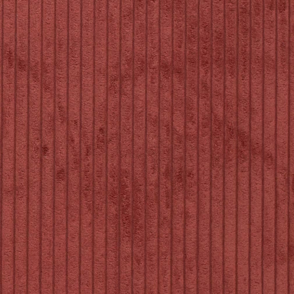 Orange Plain Small Scale Corduroy Chenille Upholstery Fabric by The Yard - SKU: Rosetta Chili