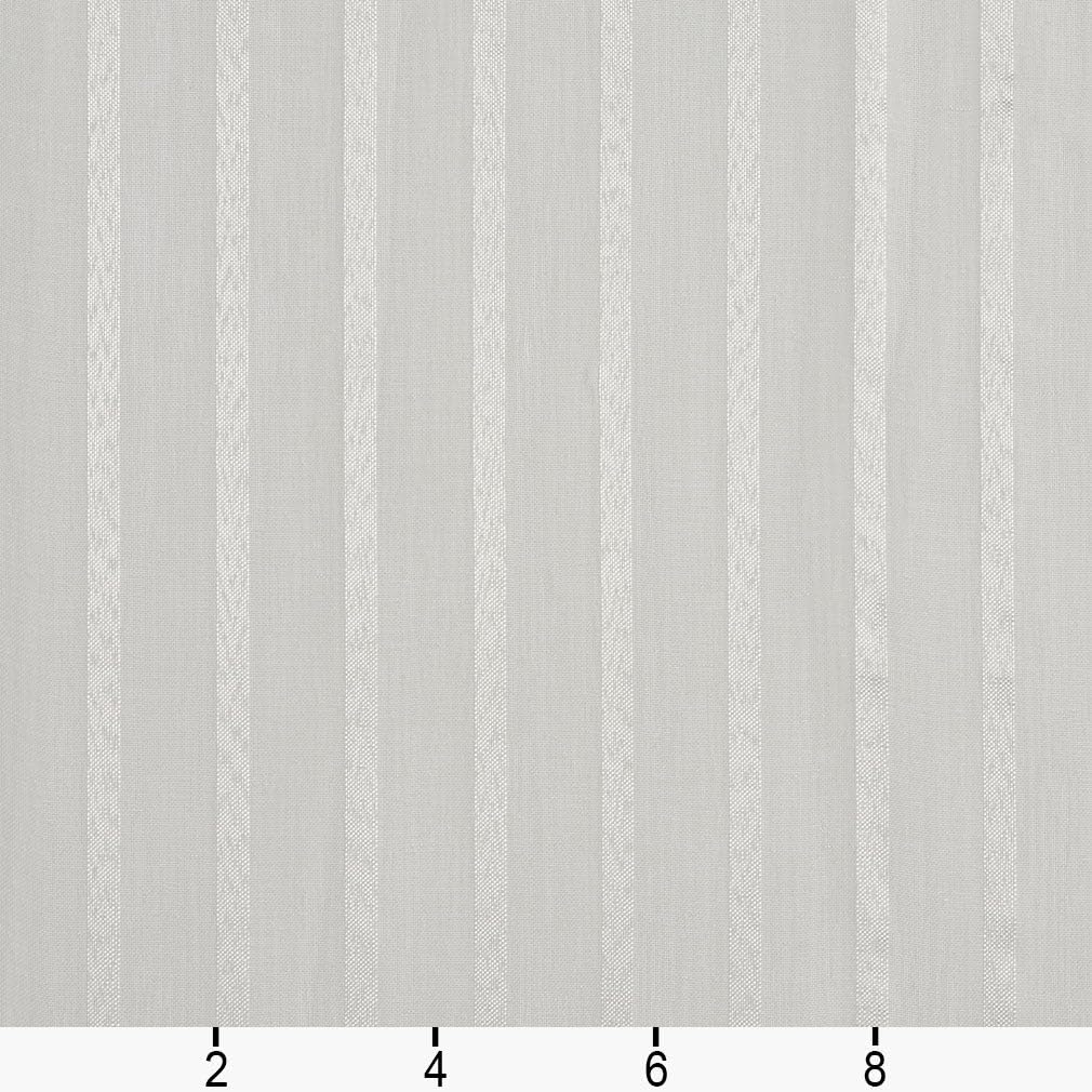 Grey Stripe Sheer Woven Pattern Upholstery Fabric by The Yard - SKU: Nieman Silver