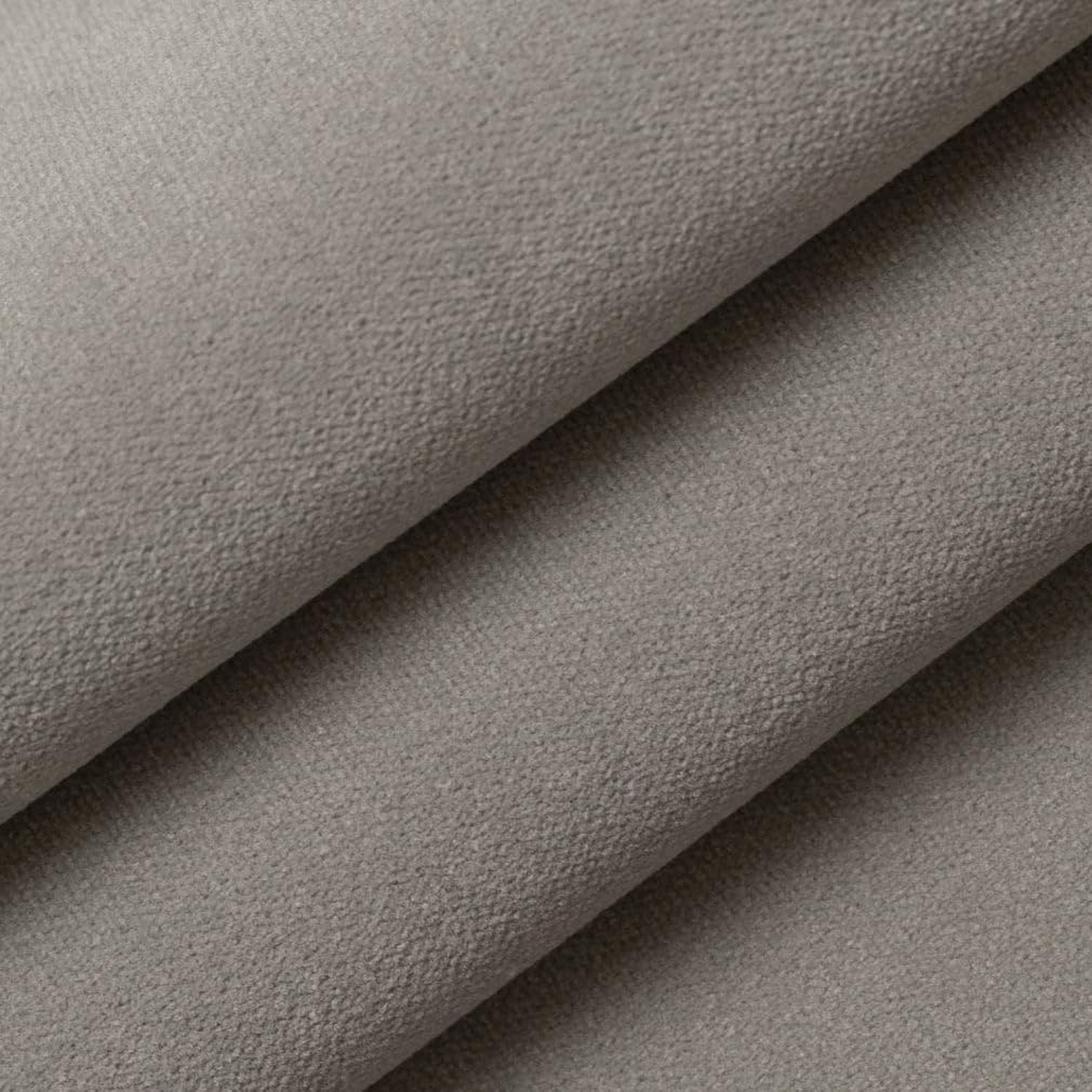 Grey Stain Resistant Performance Pet Friendly Velvet Upholstery Fabric by The Yard - SKU: Carey Cobblestone