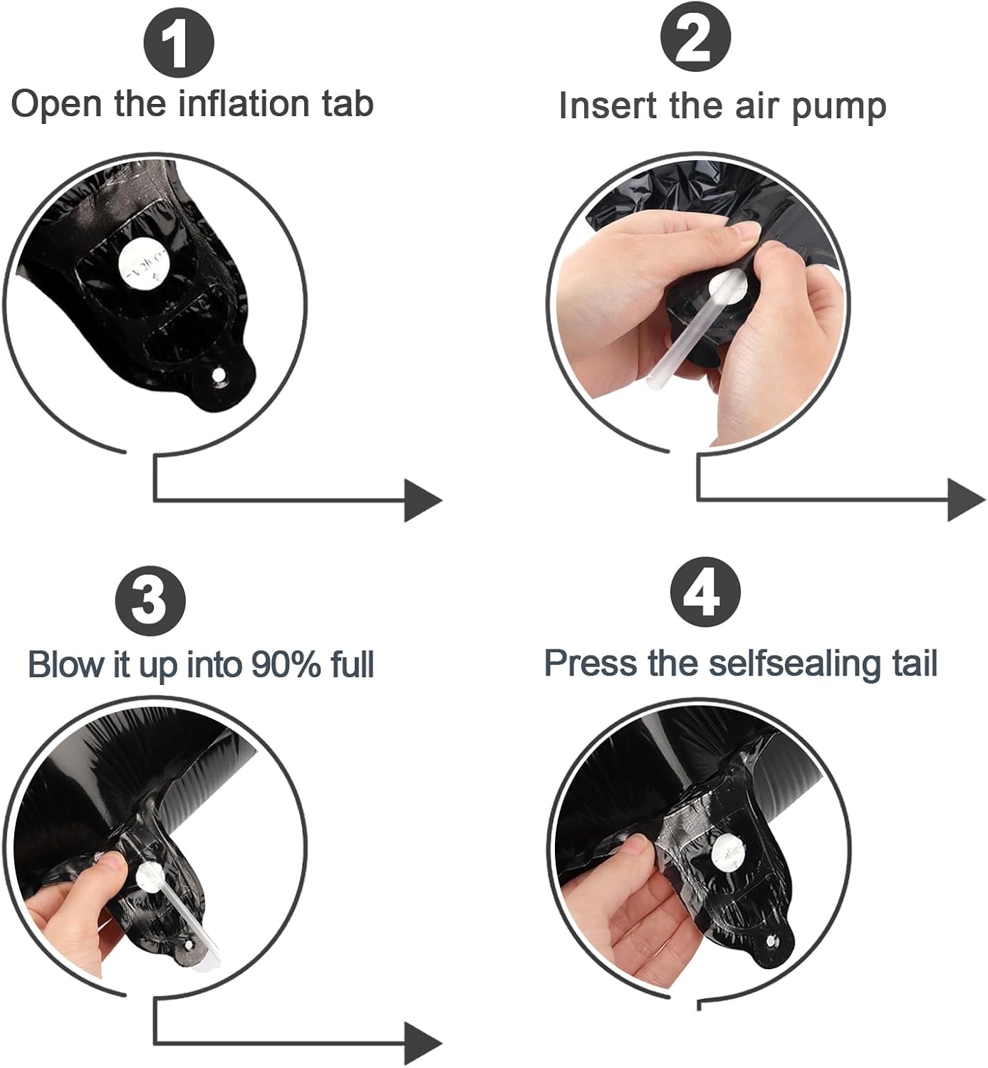 Black Number 21 Balloon 40 inch, 21 Number Balloons, 21st Black Birthday Decorations,(Black)