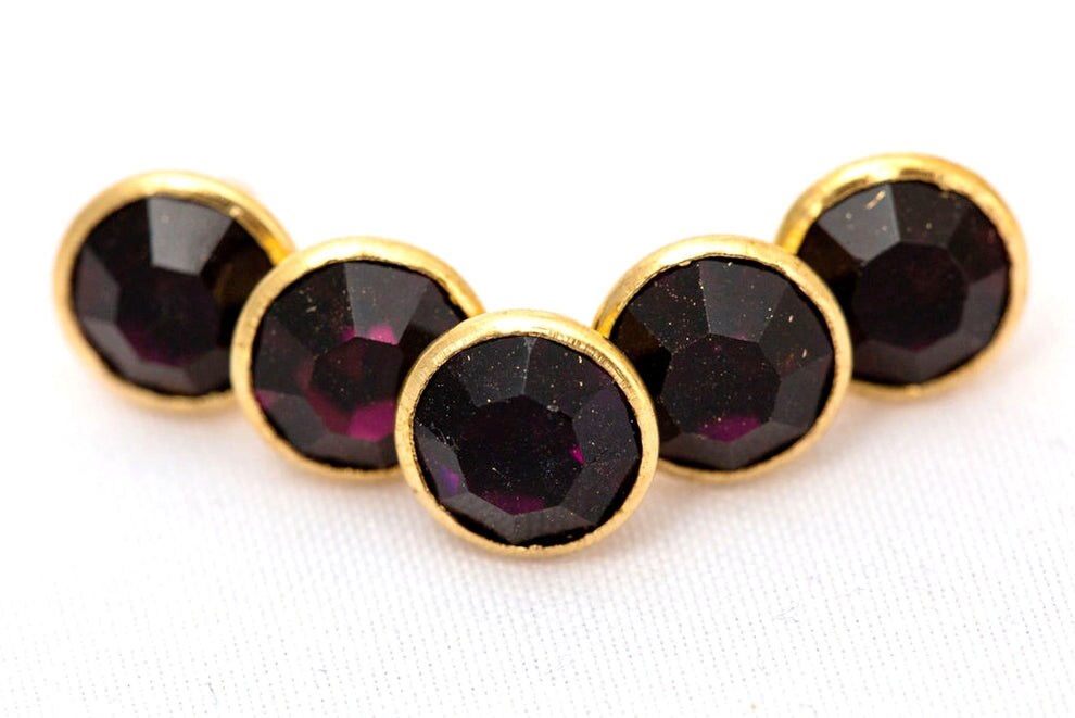 6mm Crystal Rivets - 50ct