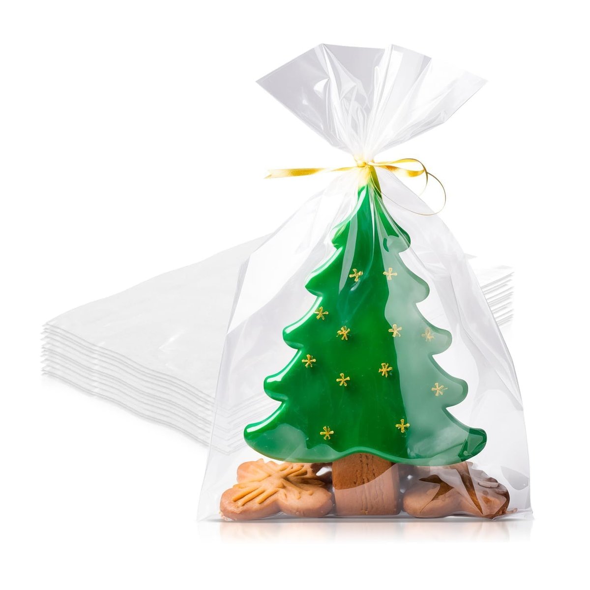 Edge Collections - 4&#x22; x 2&#x22; x 8&#x22; - Clear - Gusseted Gift Bags!