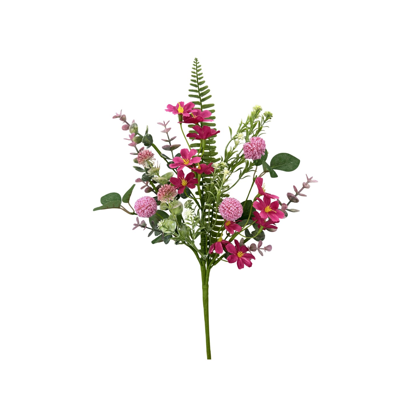 18 Inch Artificial Pink Filler Pick for Wreaths Arrangements and Spring Decor-63863BT