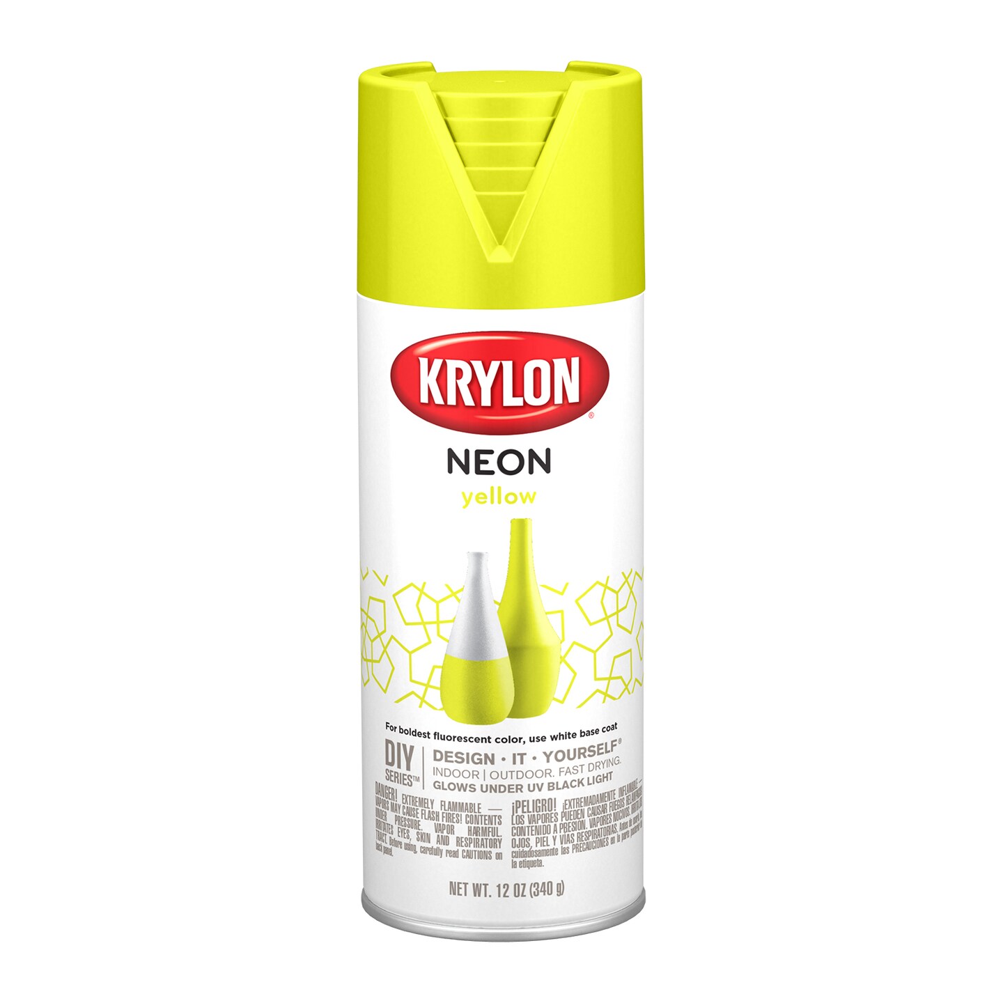 SPRAY NEON 12OZ NEON YELLOW