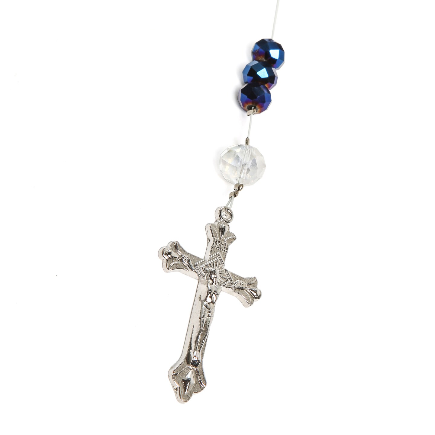 Rosary Prayer Making Kit, DIY Necklace Supplies, First Communion