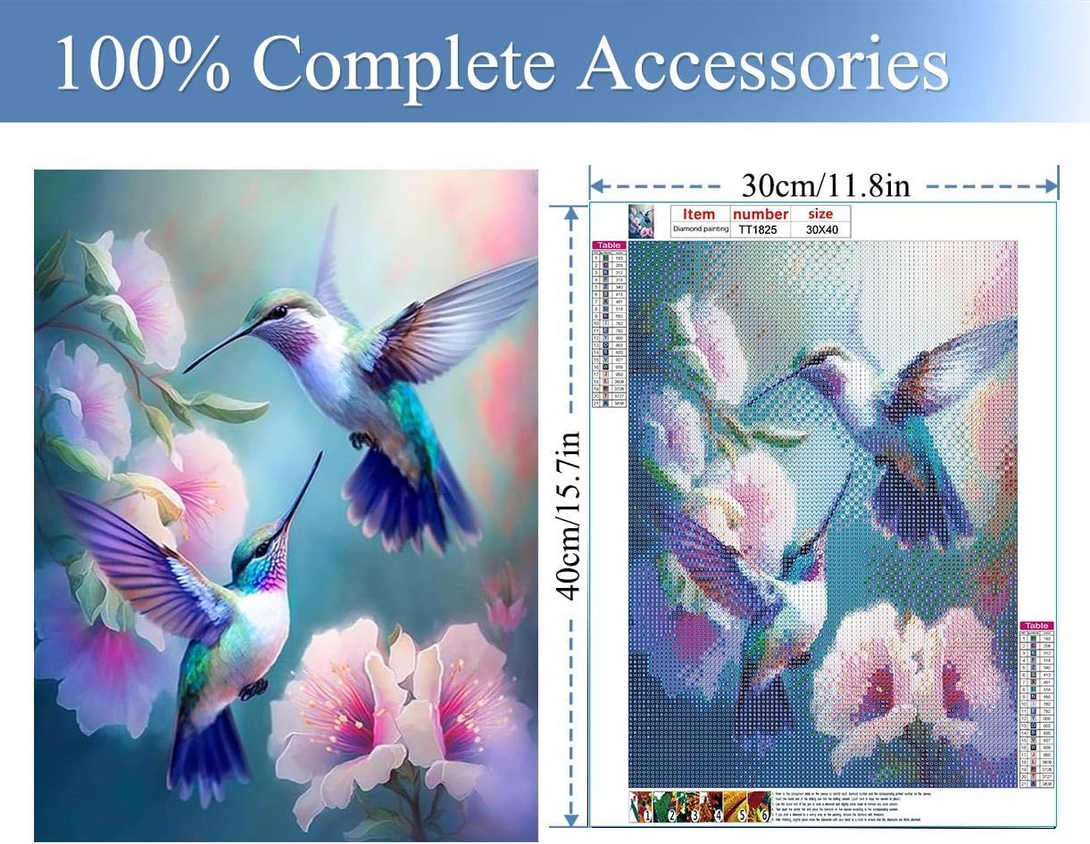 Hummingbird Diamond Painting Kits for Adults