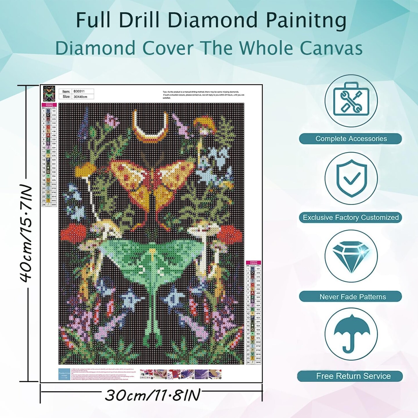 Butterfly Mushroom Diamond Art Kits,5D,Moon Diamond Dot Flower, Luna Moth DIY Small Diamond Painting Gem Art Craft Accessories for Home Wall Decor