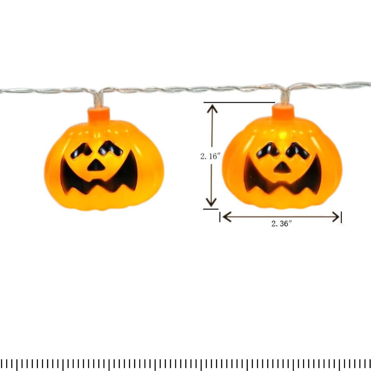 Kitcheniva 16 LED Halloween Pumpkin String Light Home Decoration