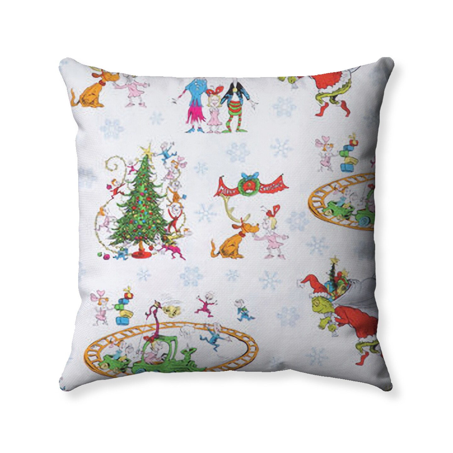 How the grinch stole orders christmas throw pillow set