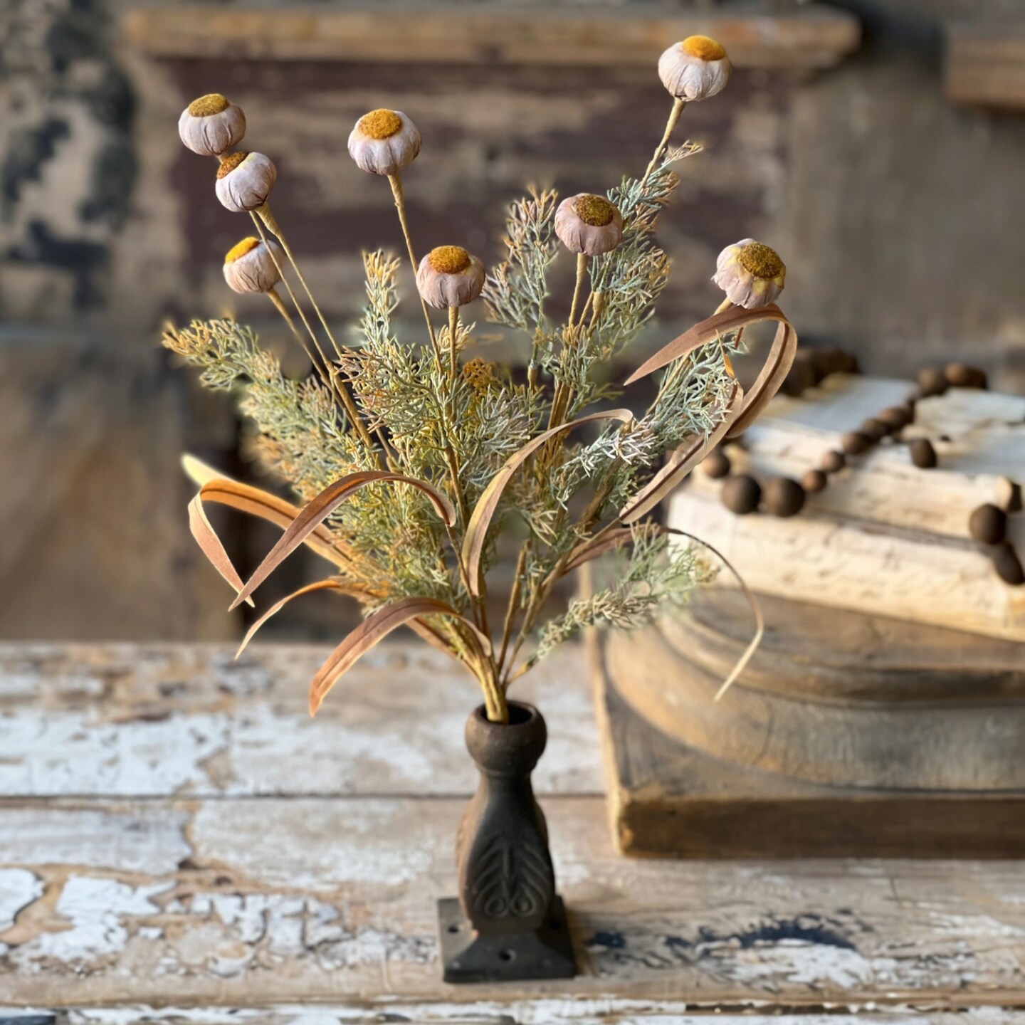 Poppy Pod with Stem | 22&#x22; , Set of 2