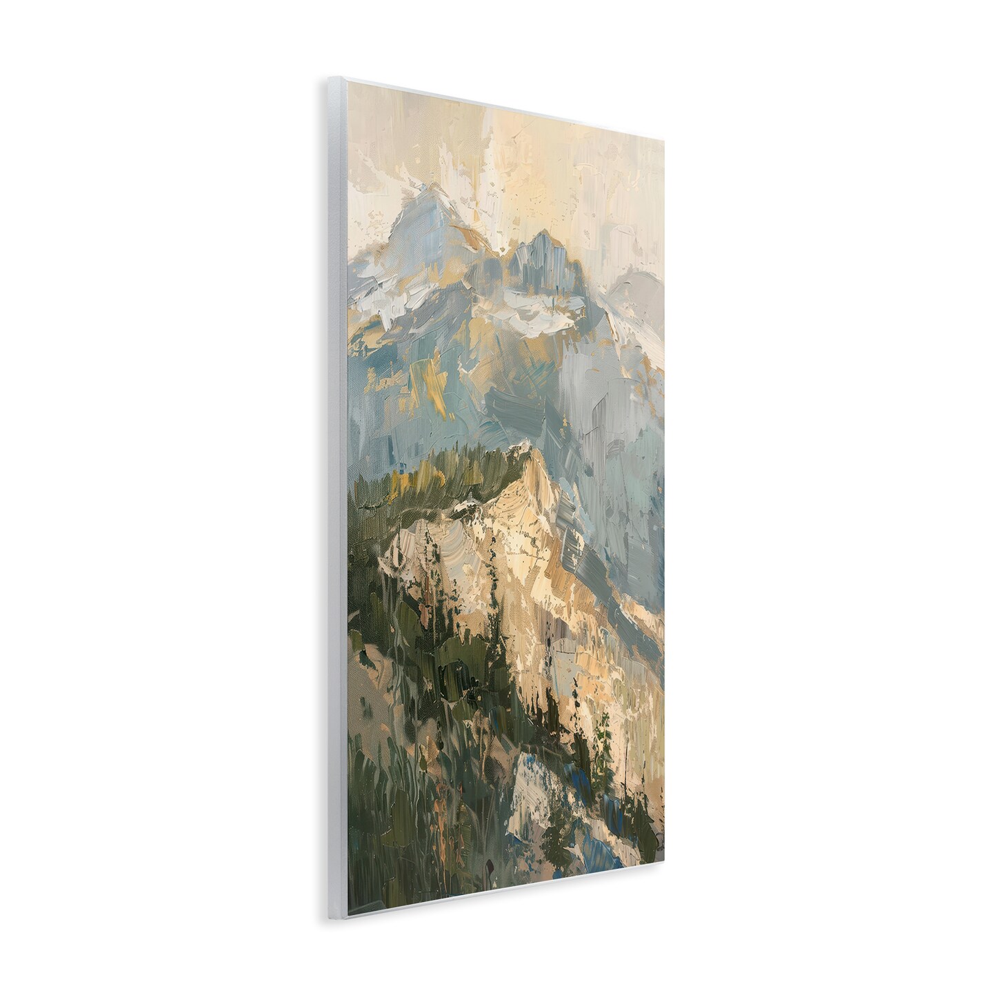 Stupell Industries Rugged Mountains View Wall Plaque Art Design by Petal Prints Design