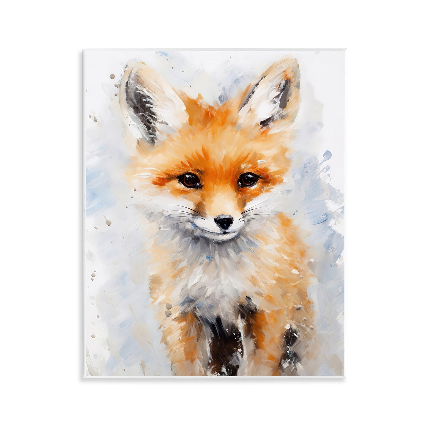 Stupell Industries Woodland Nursery Fox Wall Plaque Art Design by Franklyn Gregory