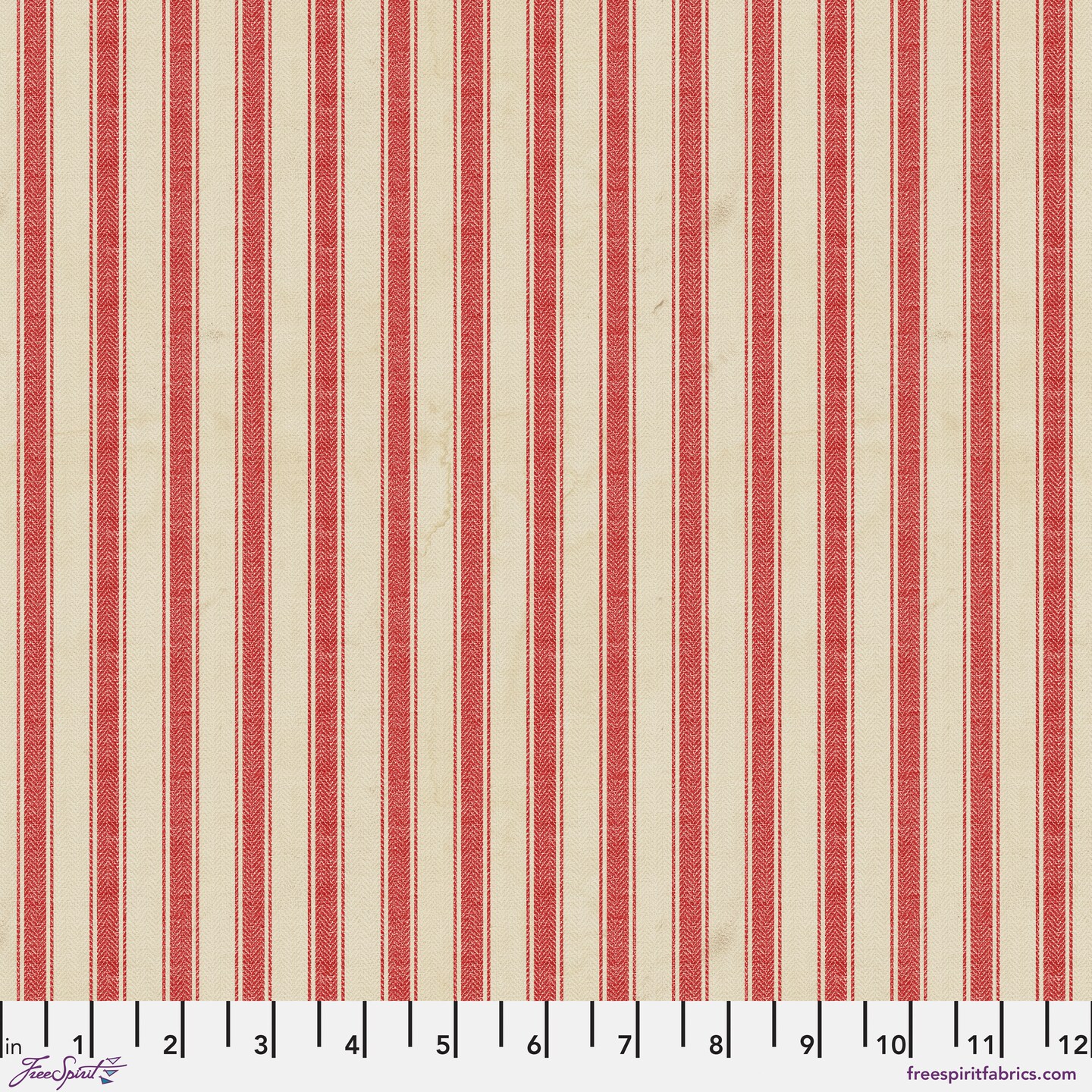 Linen Stripe in Christmas (pwth339.christmas) | Eclectic Elements Palette in Seasonal | Tim Holtz | Free Spirit