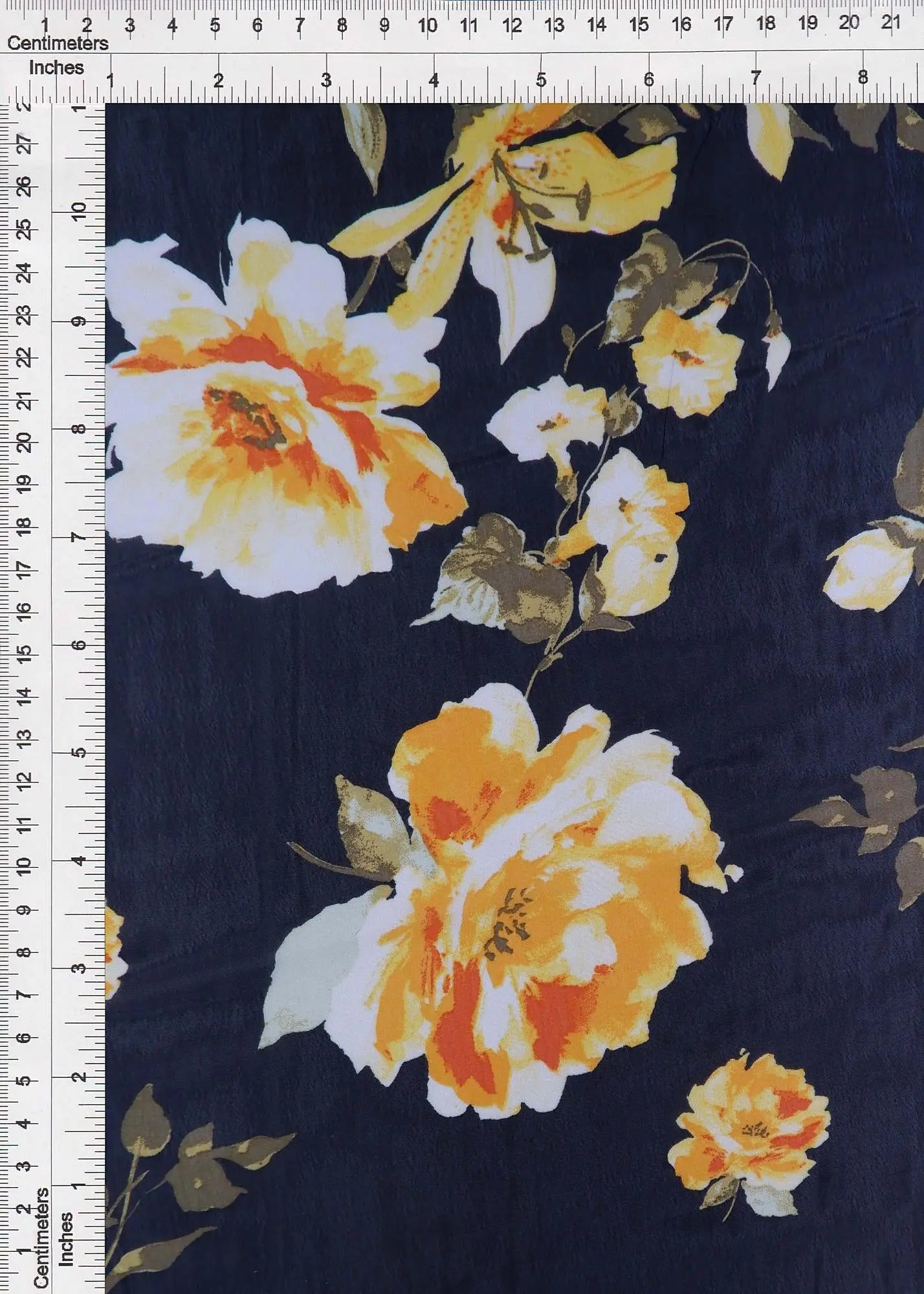 Floral Chiffon Fabric Hi Multi Polyester 57/58&#x22; Wide