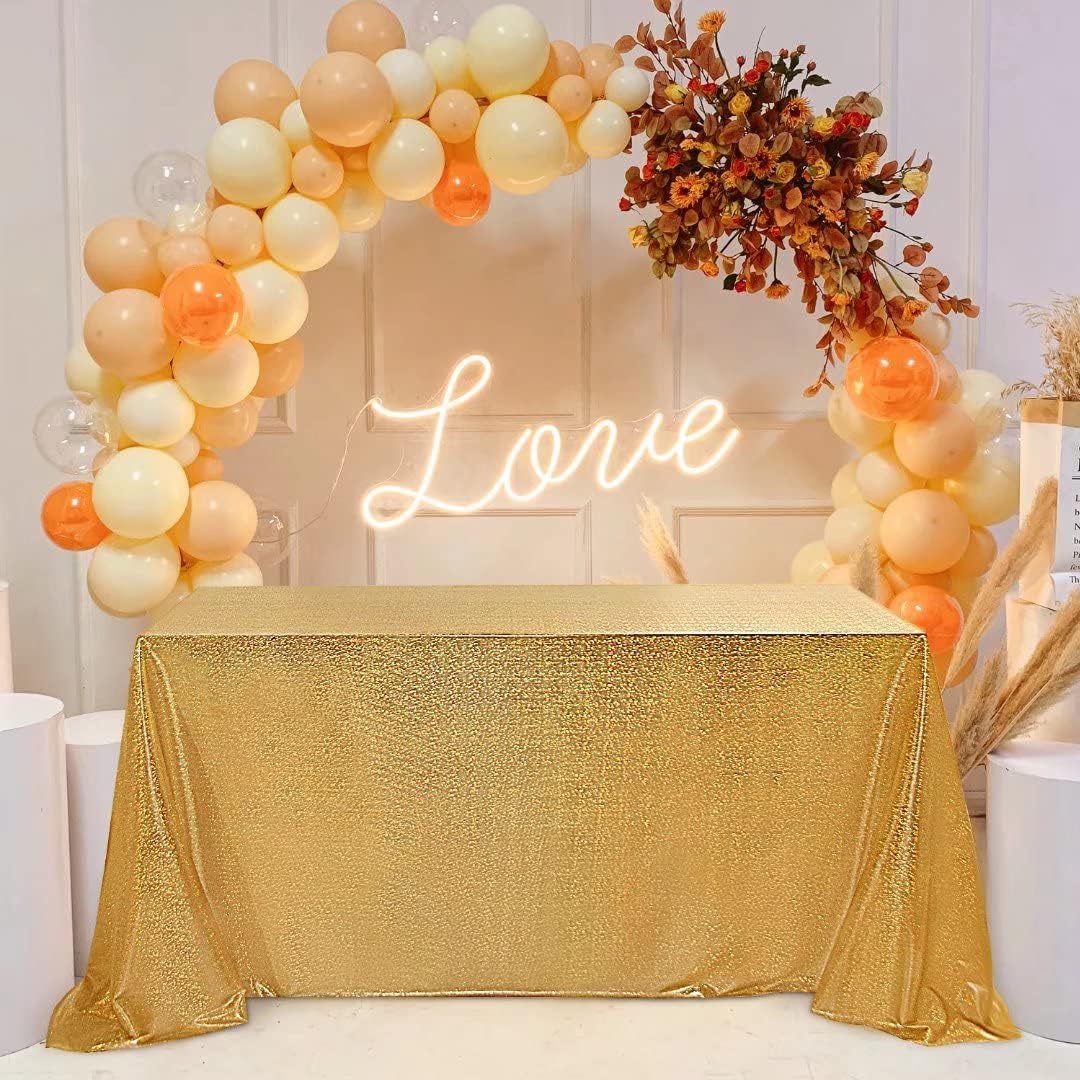 Gold Sequin Tablecloth