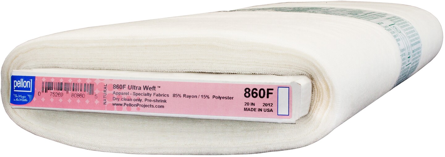Pellon Ultra-Weft Fusible Insertion Interfacing-Natural 20&#x22;X10yd