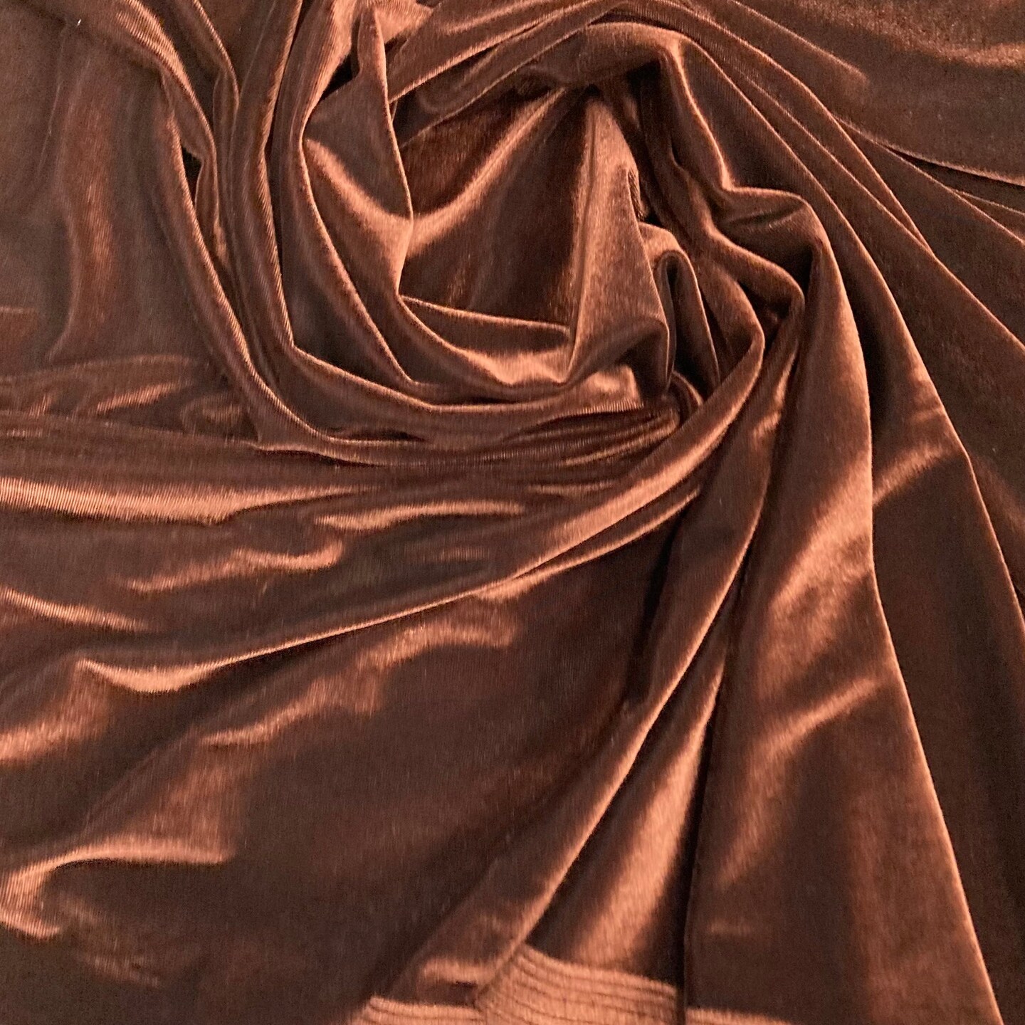 1 Yard Four Way Stretch Velvet Fabric 90 Percent Polyester 10 Percent Spandex 60 Inch Width