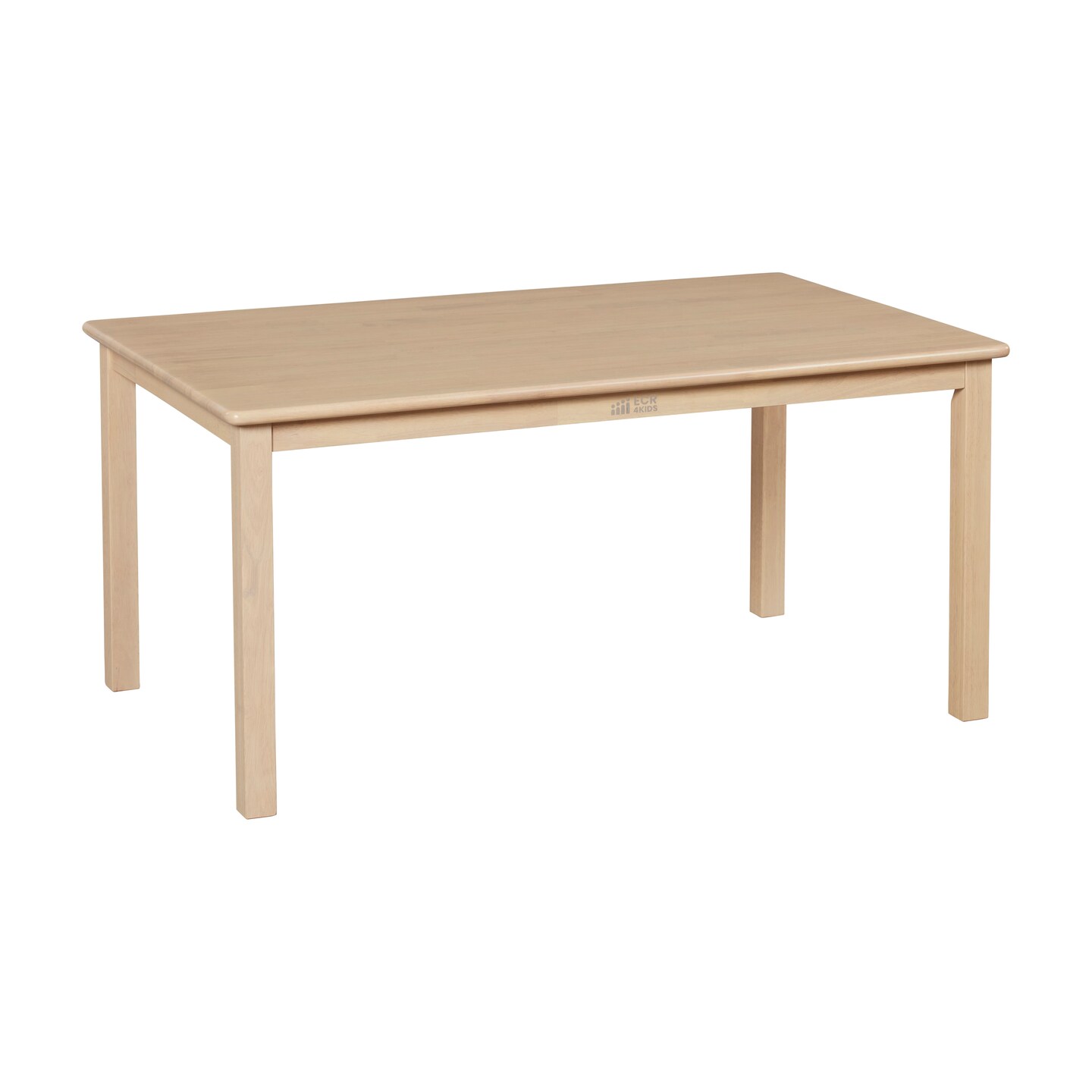 30in x 48in Rectangular Hardwood Table with 22in Legs, Kids Furniture