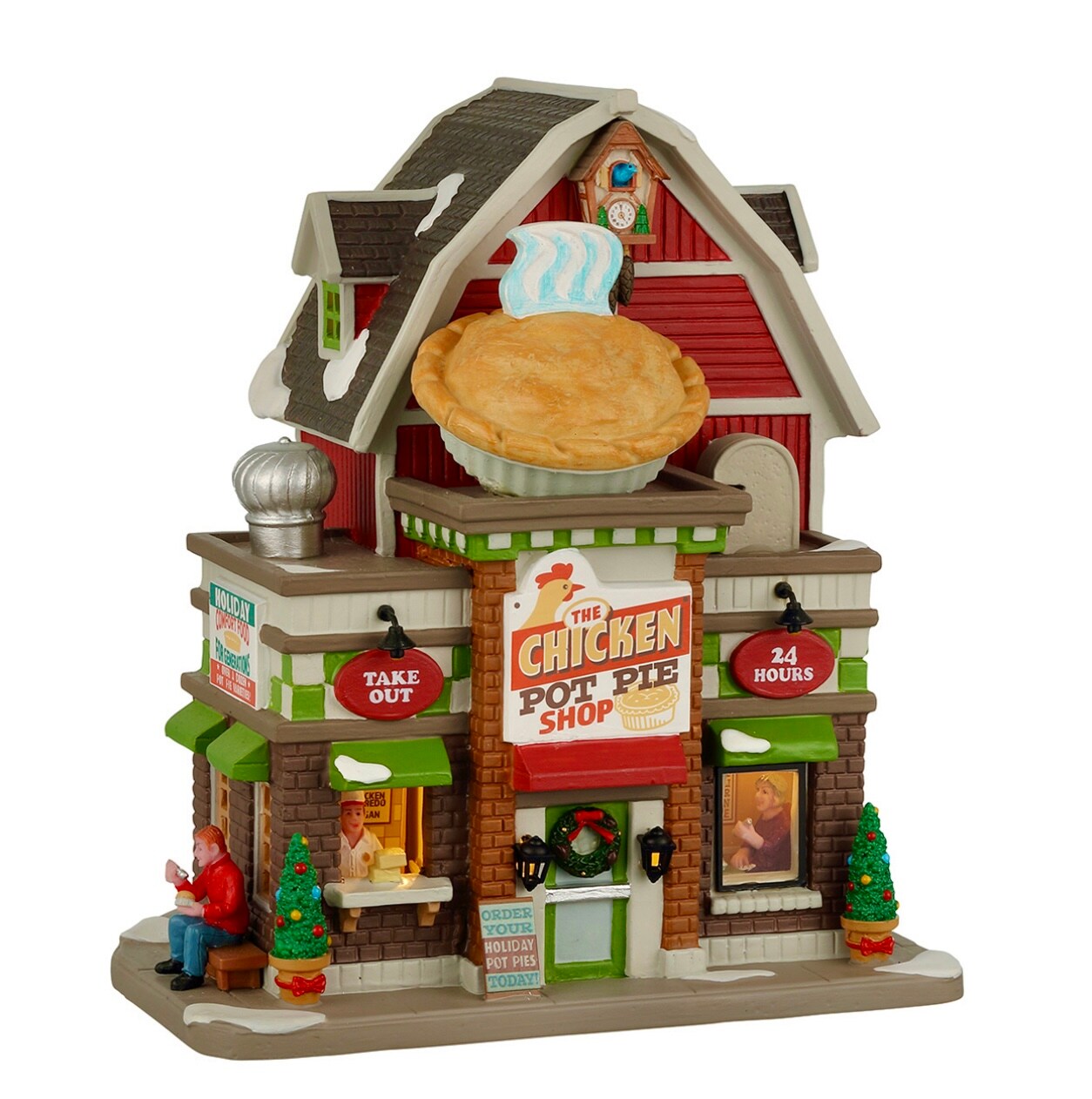 Lemax The Chicken Pot Pie Shop