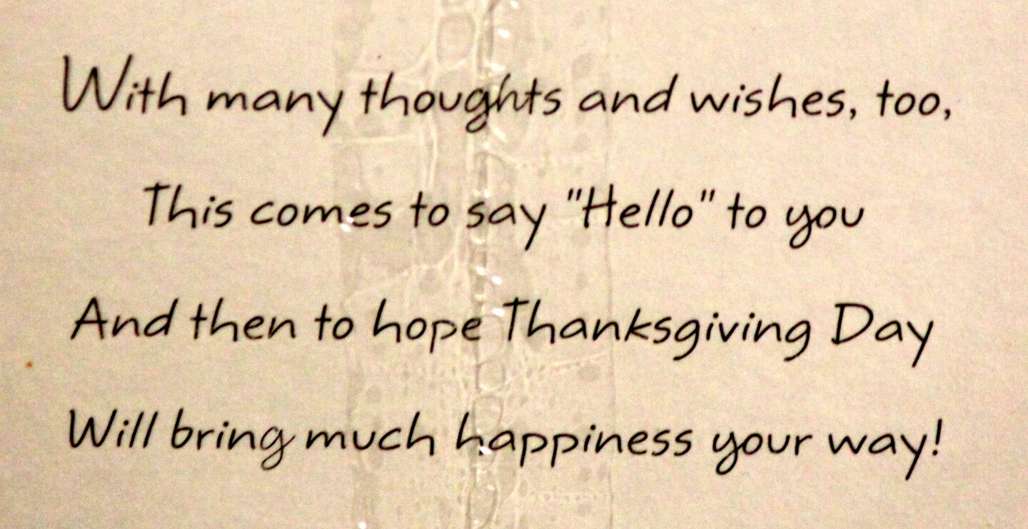 Hallmark 8 Thanksgiving Cards