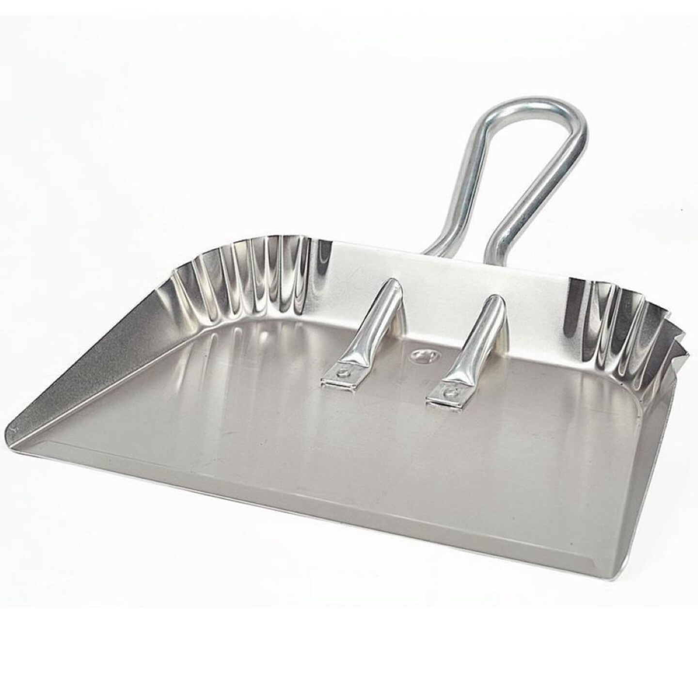 Amaroq Aluminum Stays-Flat Dustpan Lightweight Rust-Proof Aluminum Large 16" Wide