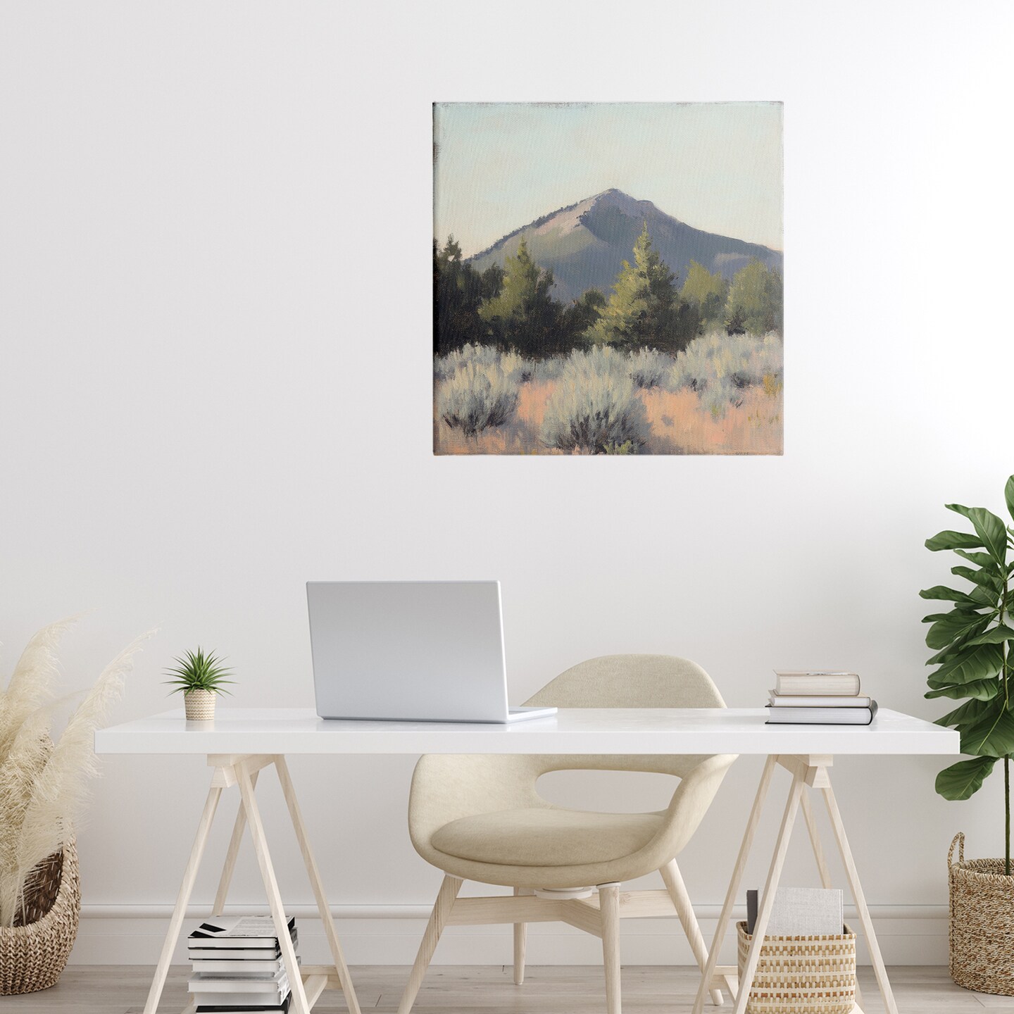 Stupell Industries Tucson Mountain Landscape Canvas, design by Petal Prints Design