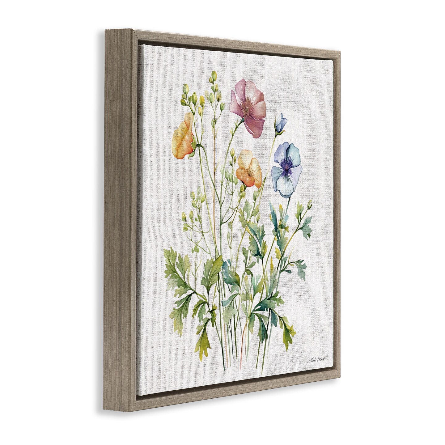Stupell Industries Wild Botanical Bundle Floating Frame, design by Nicole DeCamp
