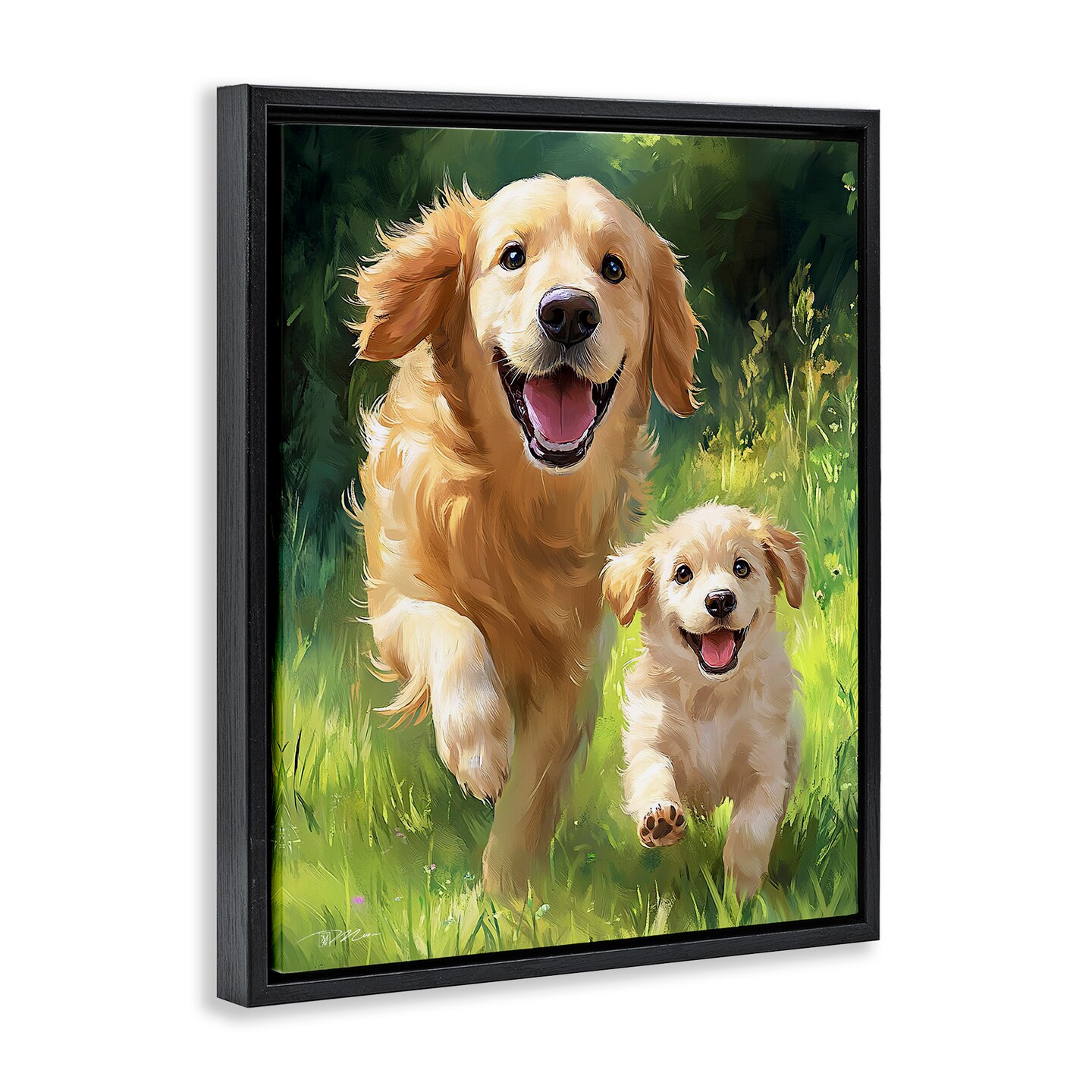 Stupell Industries Father & Son Labrador Floating Frame, design by Momart