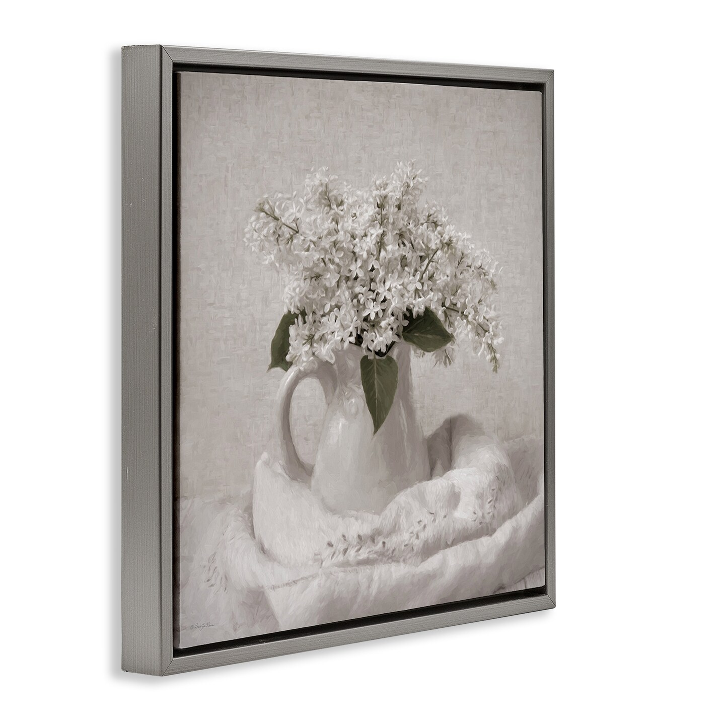 Stupell Industries Lilac Simplicity Still Life Floating Frame, design by Robin-Lee Viera