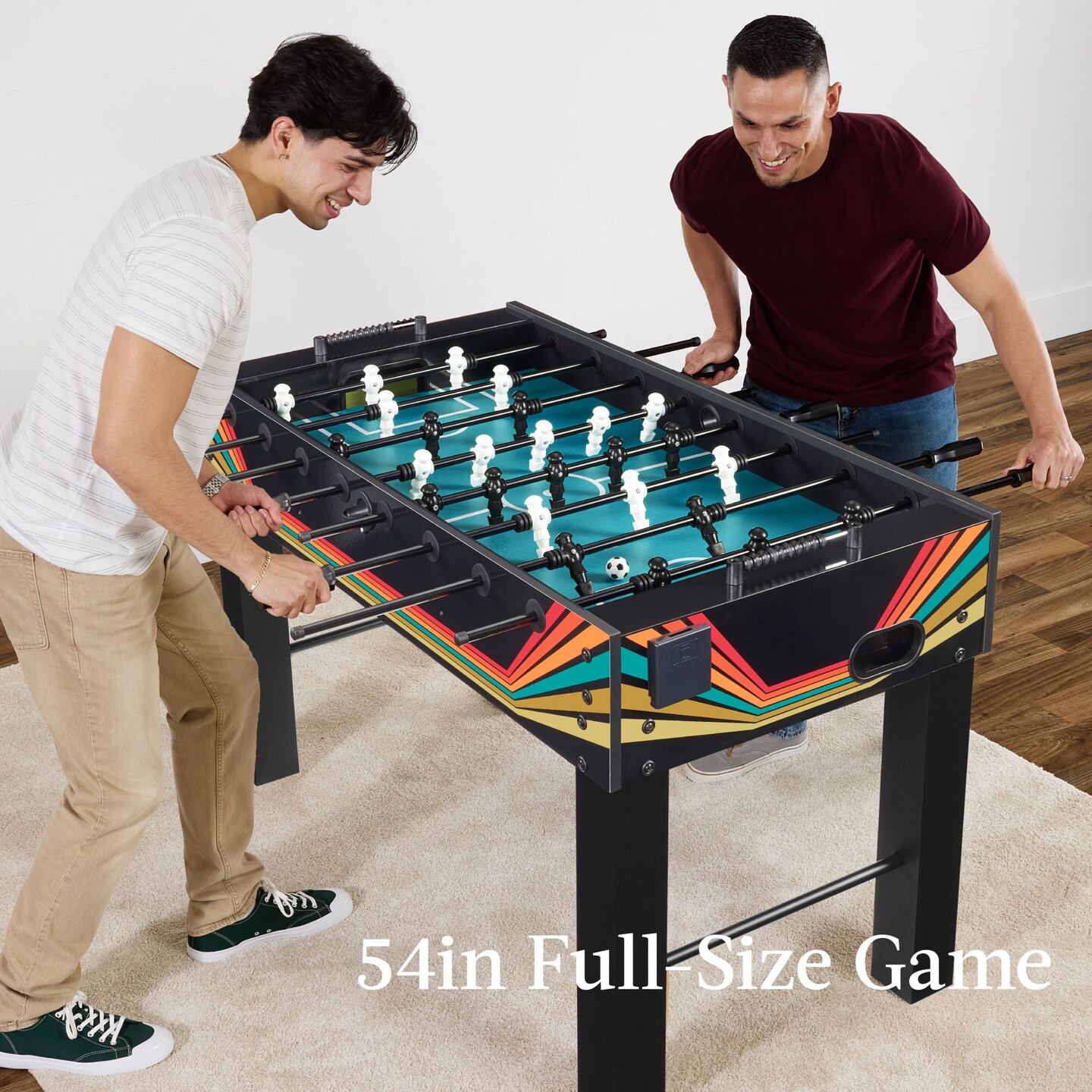 Best Choice Products Full Size 54in Regulation Foosball Table for Home, Game Room w/ 2 Balls, 2 Cup Holders