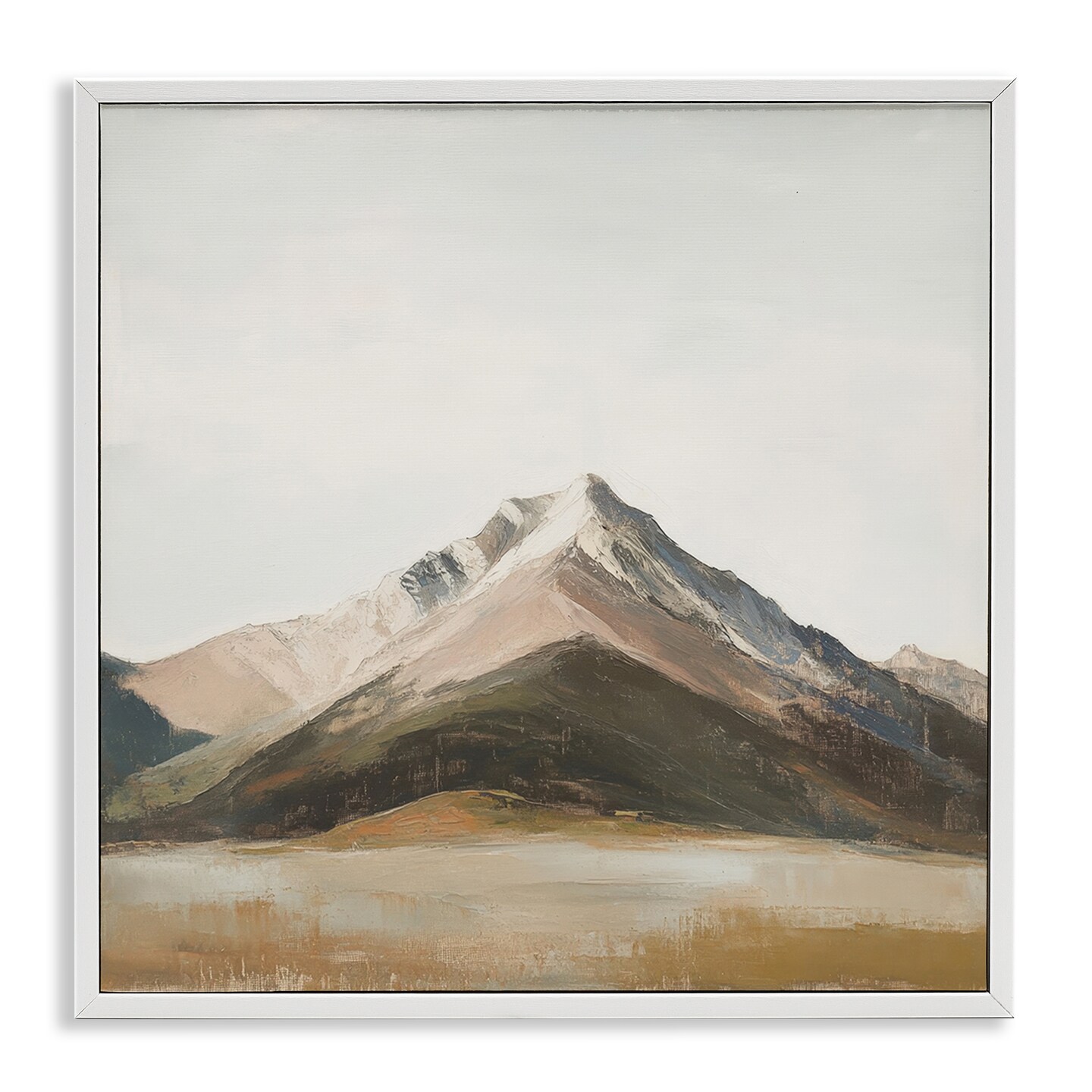 Stupell Industries Solemn Mountain Landscape Framed Giclee, design by Petal Prints Design