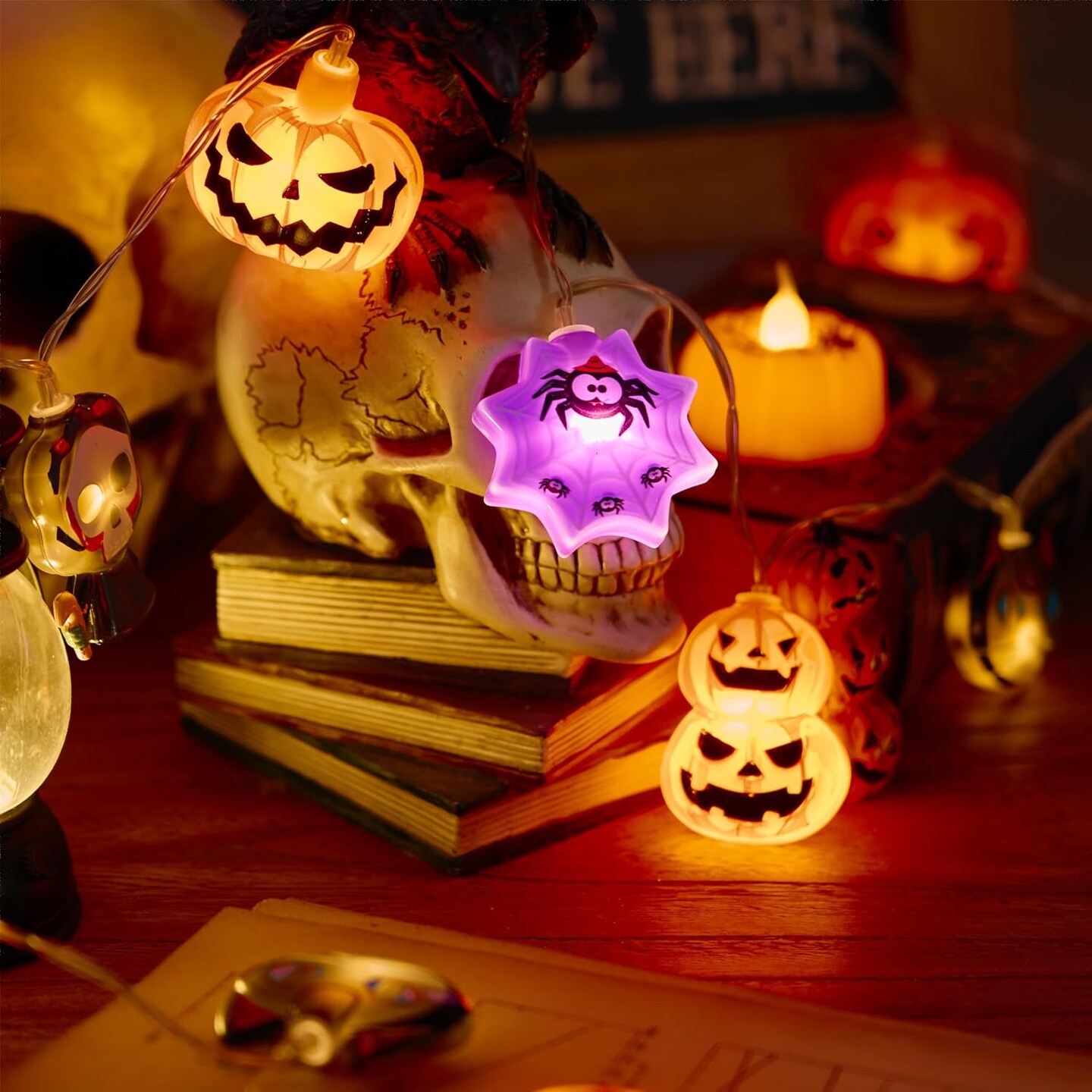 Halloween String Lights Decorations,