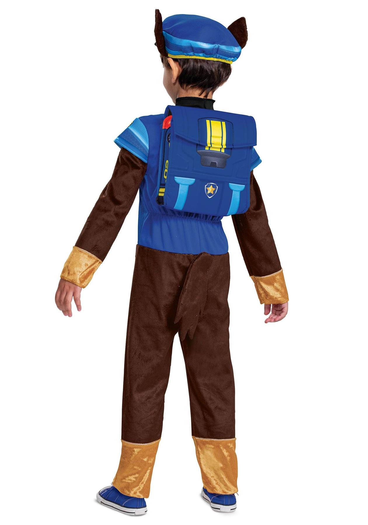 Paw Patrol Movie Deluxe Chase Toddler/Kid&#x27;s Costume 4-6